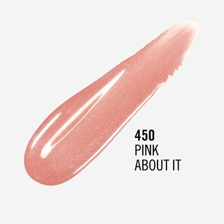 Foto 3 | Brillo De Labios Rimmel London Stay Glossy 450 Pink About It, 5 Ml - Venta Internacional.