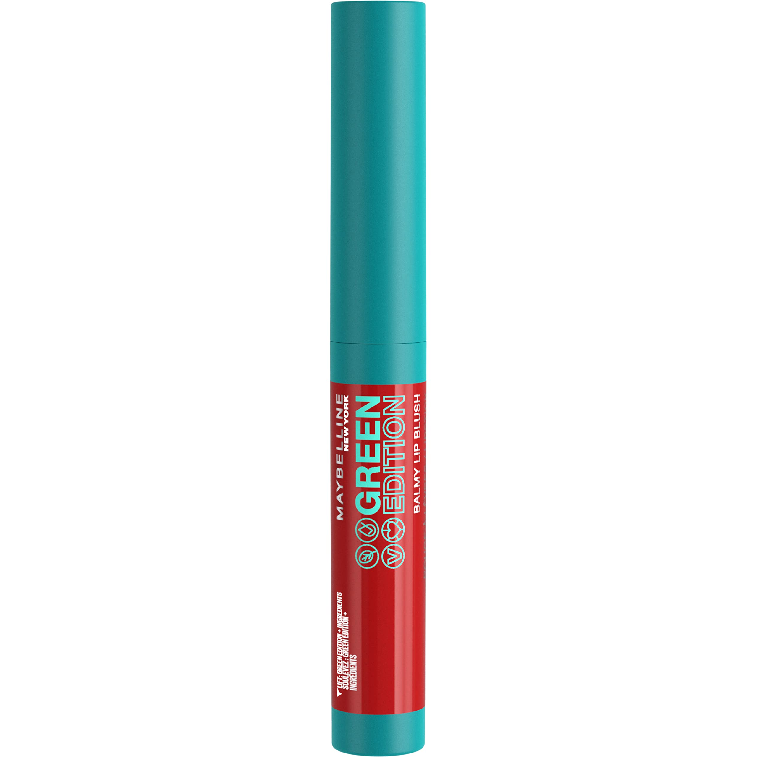 Foto 3 pulgar | Colorete De Labios Maybelline Green Edition Balmy Bonfire Blue Red - Venta Internacional.