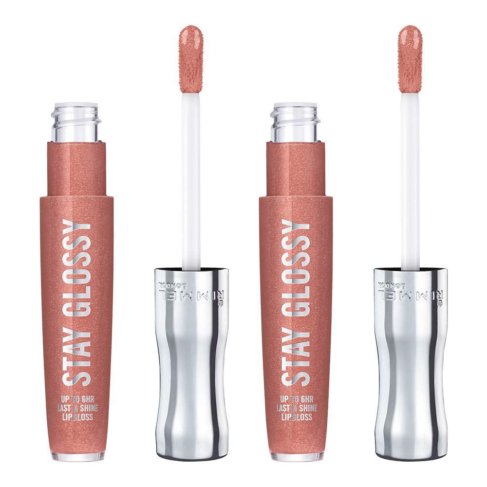 Brillo De Labios Rimmel Stay Glossy 6hr Down To Gloss, 5,3 Ml (paquete De 2) - Venta Internacional.