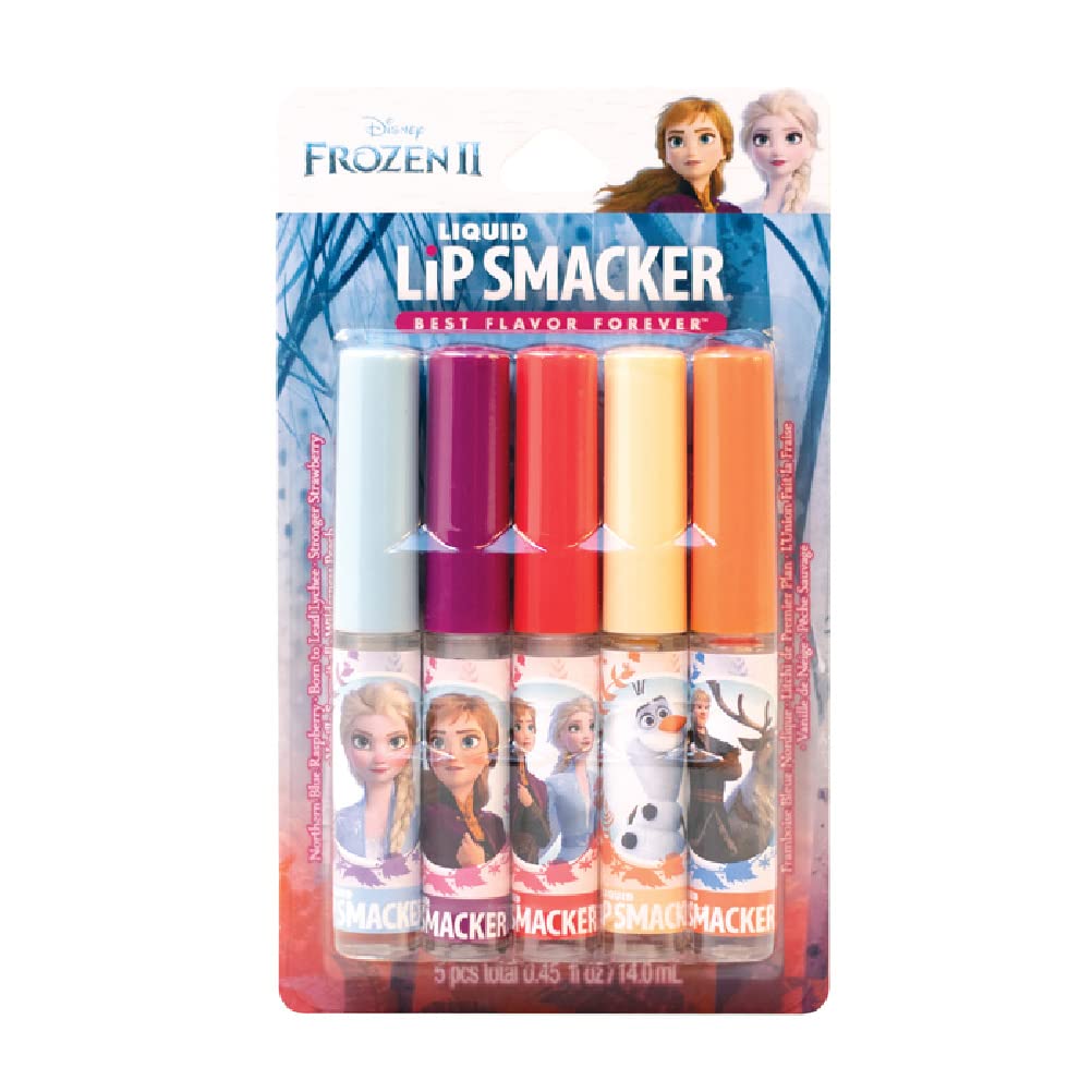 Foto 2 pulgar | Bálsamo Labial Lip Smacker Disney Frozen 2 Con Sabor Líquido, Set De 5 - Venta Internacional.