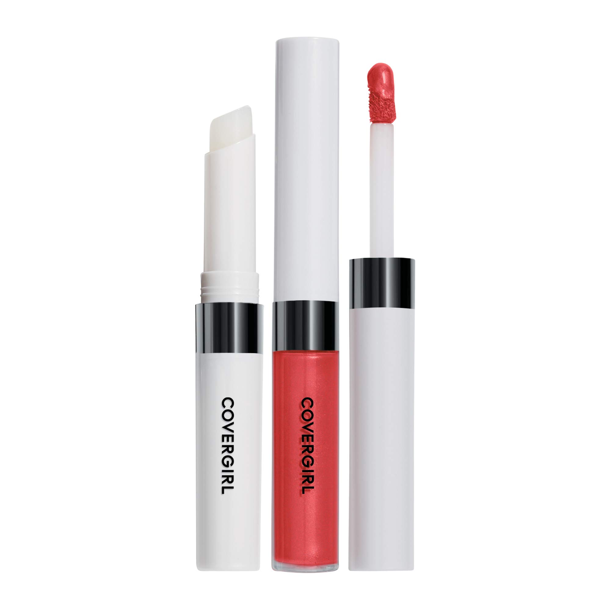 Color De Labios Covergirl Outlast Para Todo El Día Al Rojo Vivo Con Capa Superior - Venta Internacional.