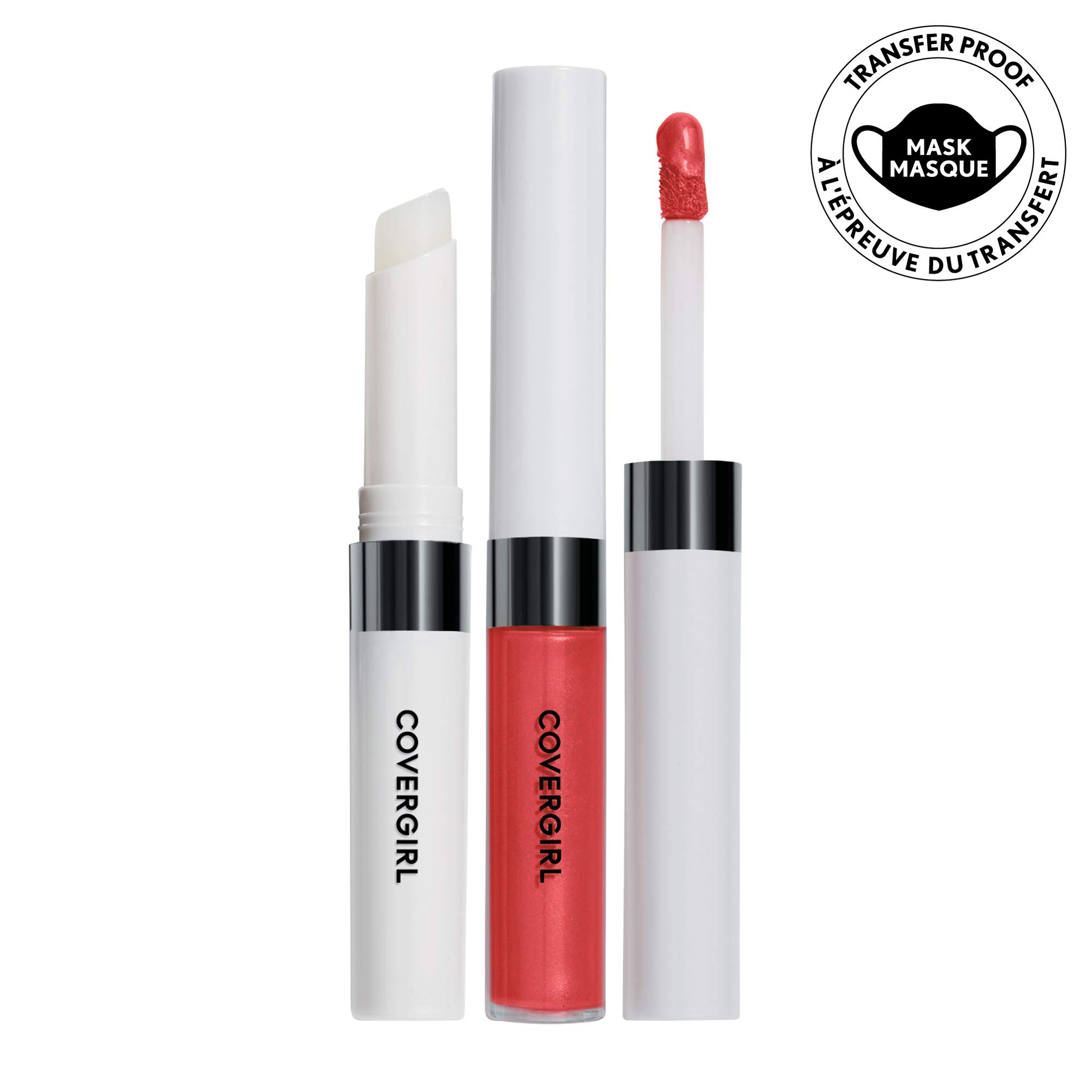 Foto 4 pulgar | Color De Labios Covergirl Outlast Para Todo El Día Al Rojo Vivo Con Capa Superior - Venta Internacional.