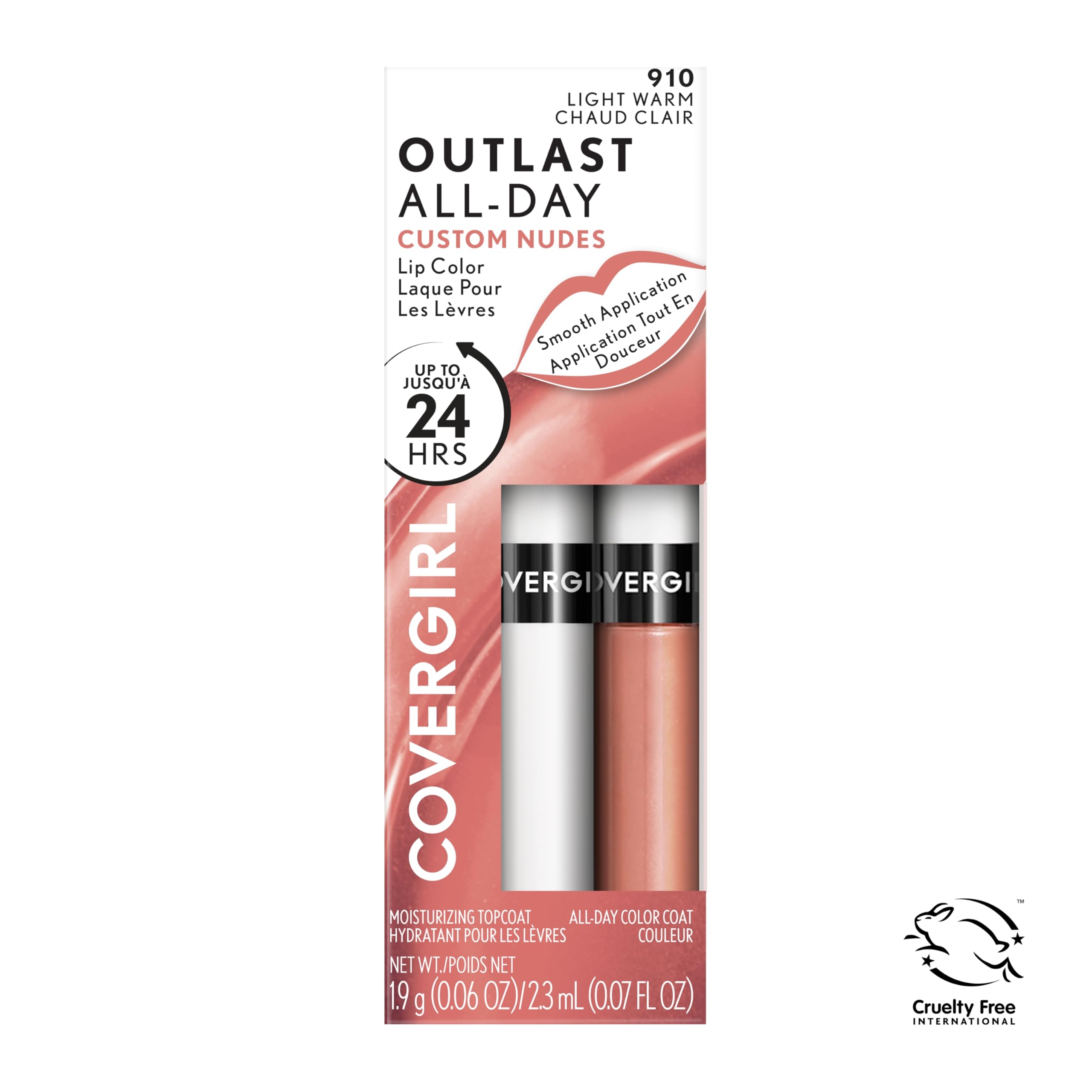 Foto 8 pulgar | Color De Labios Covergirl Outlast Custom Nudes Para Todo El Día, Ligero Y Cálido - Venta Internacional.