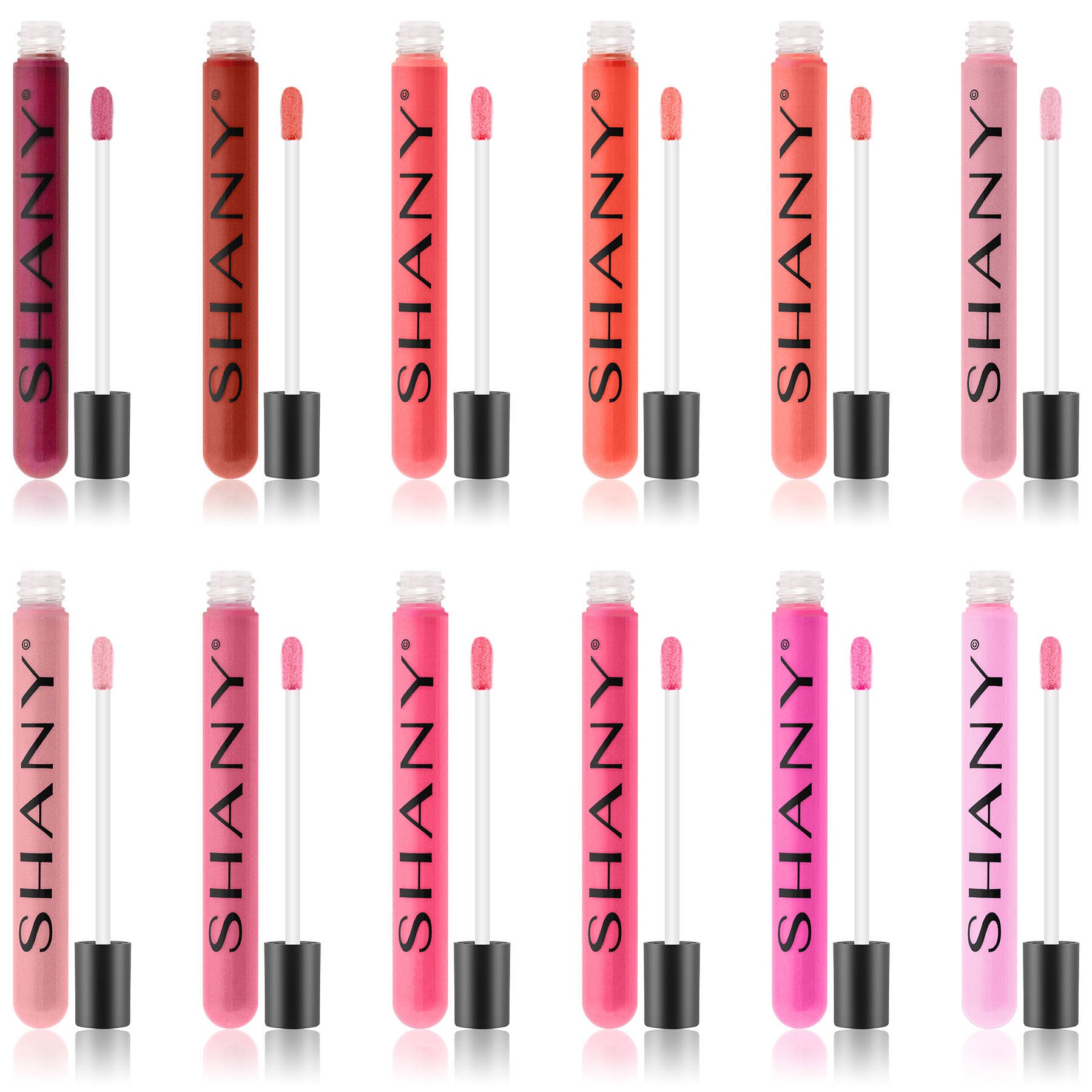 Foto 6 | Set De Brillo De Labios Shany The Wanted Ones, 12 Piezas Con Aloe Vera - Venta Internacional.