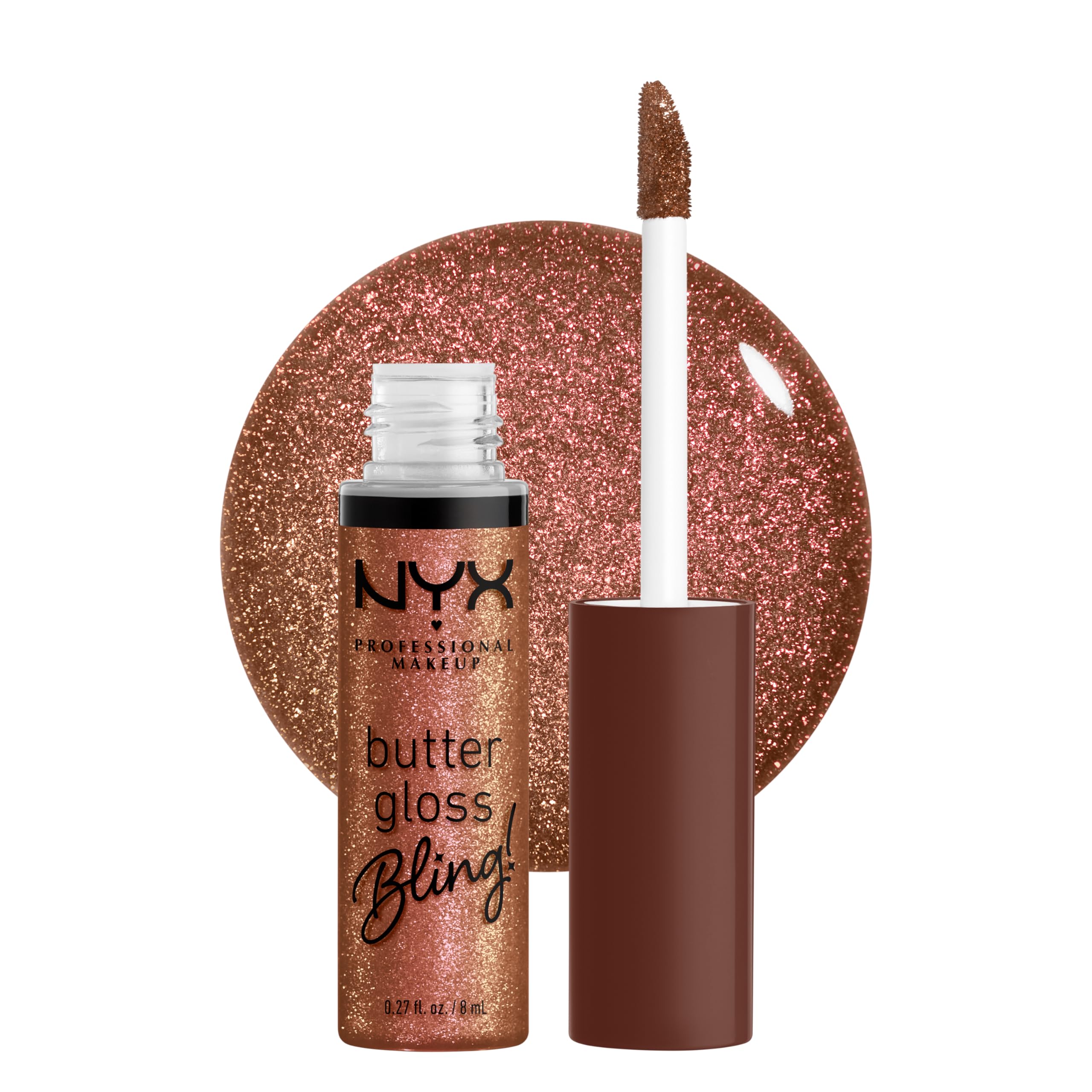 Brillo De Labios Nyx Professional Makeup Butter Gloss Bling Hustla - Venta Internacional.