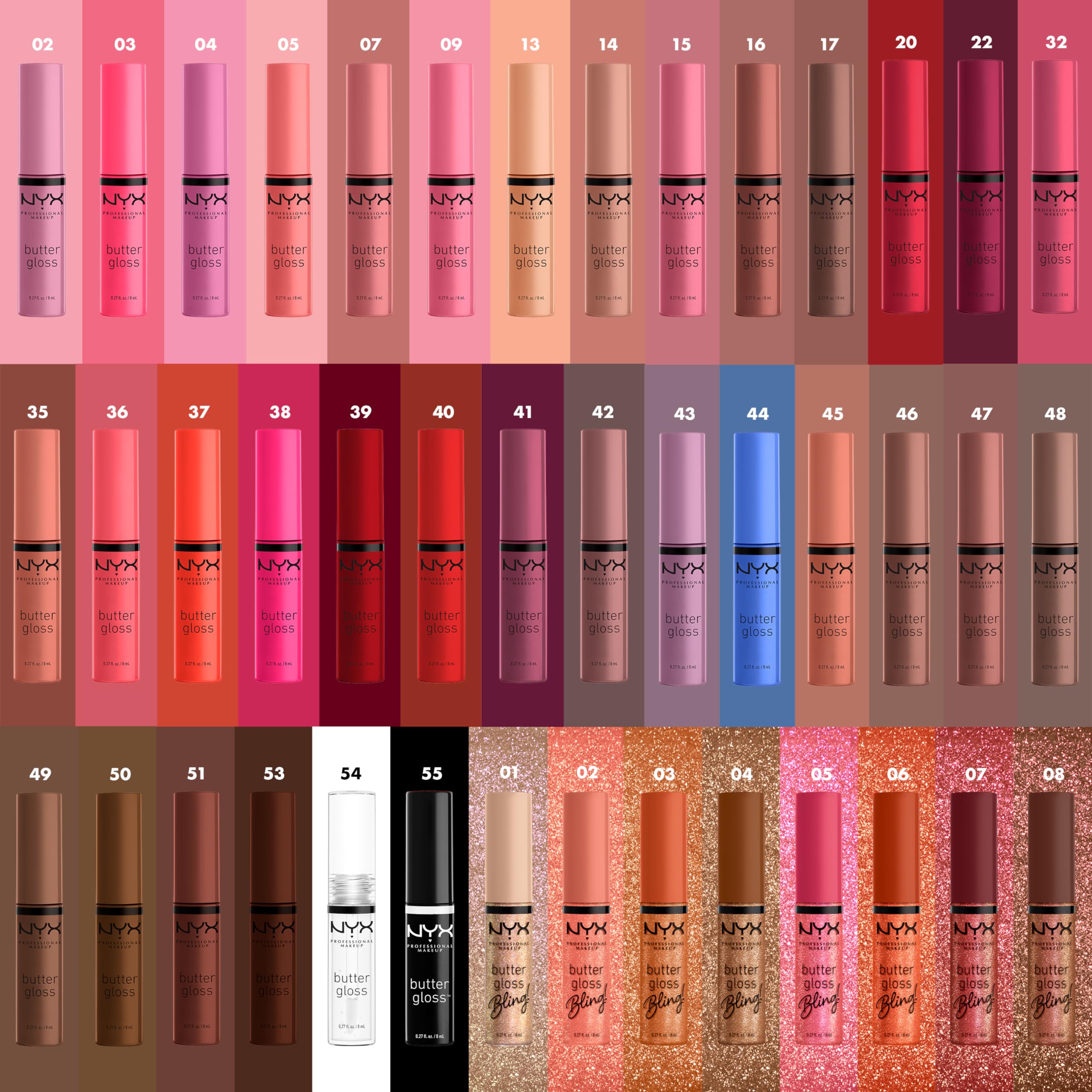 Foto 7 pulgar | Brillo De Labios Nyx Professional Makeup Butter Gloss Bling Hustla - Venta Internacional.
