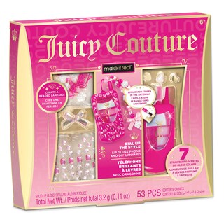 Foto 1 | Set De Brillos De Labios Make It Real Juicy Couture Con Teléfono Plegable Y Cordón De Bricolaje - Venta Internacional.