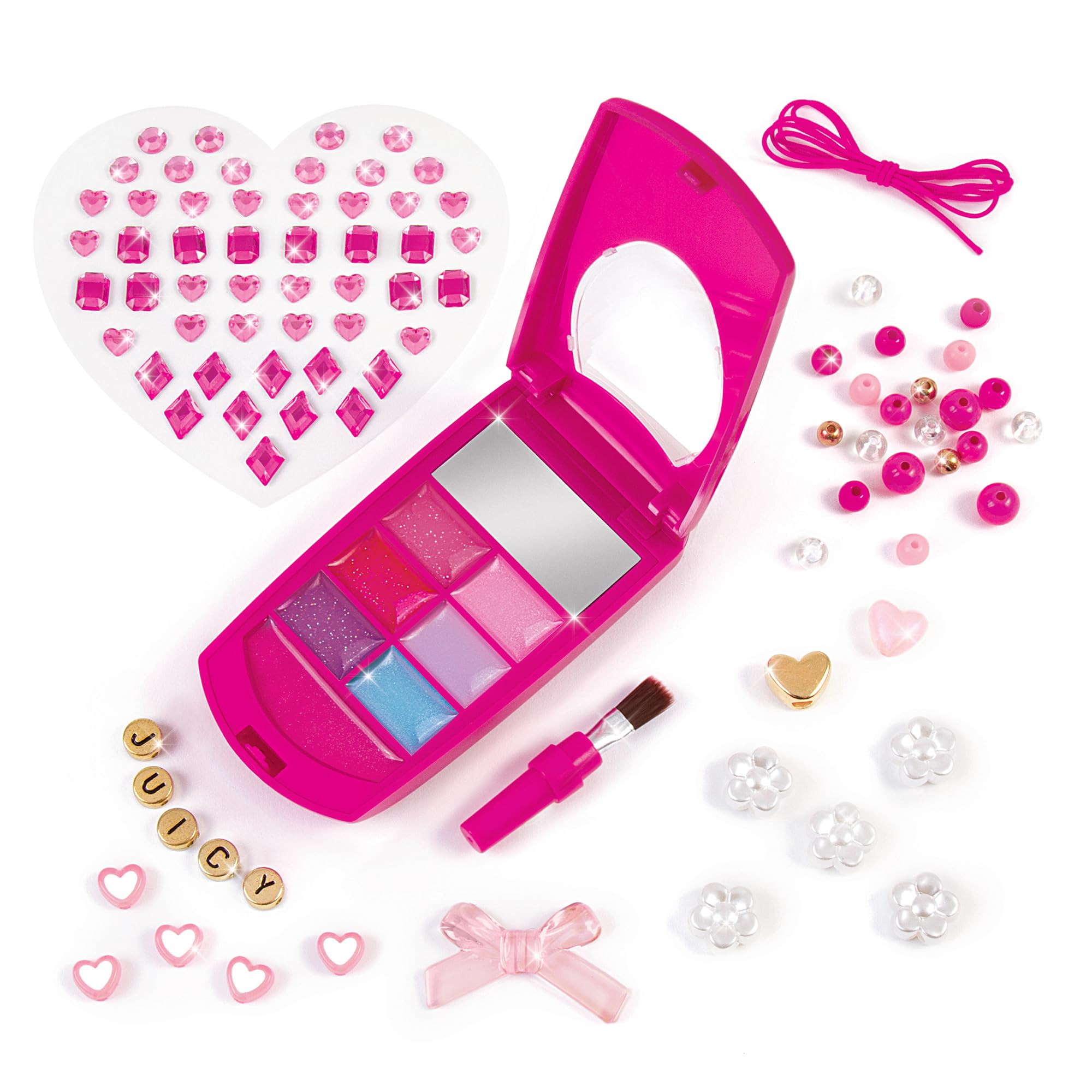 Foto 2 | Set De Brillos De Labios Make It Real Juicy Couture Con Teléfono Plegable Y Cordón De Bricolaje - Venta Internacional.