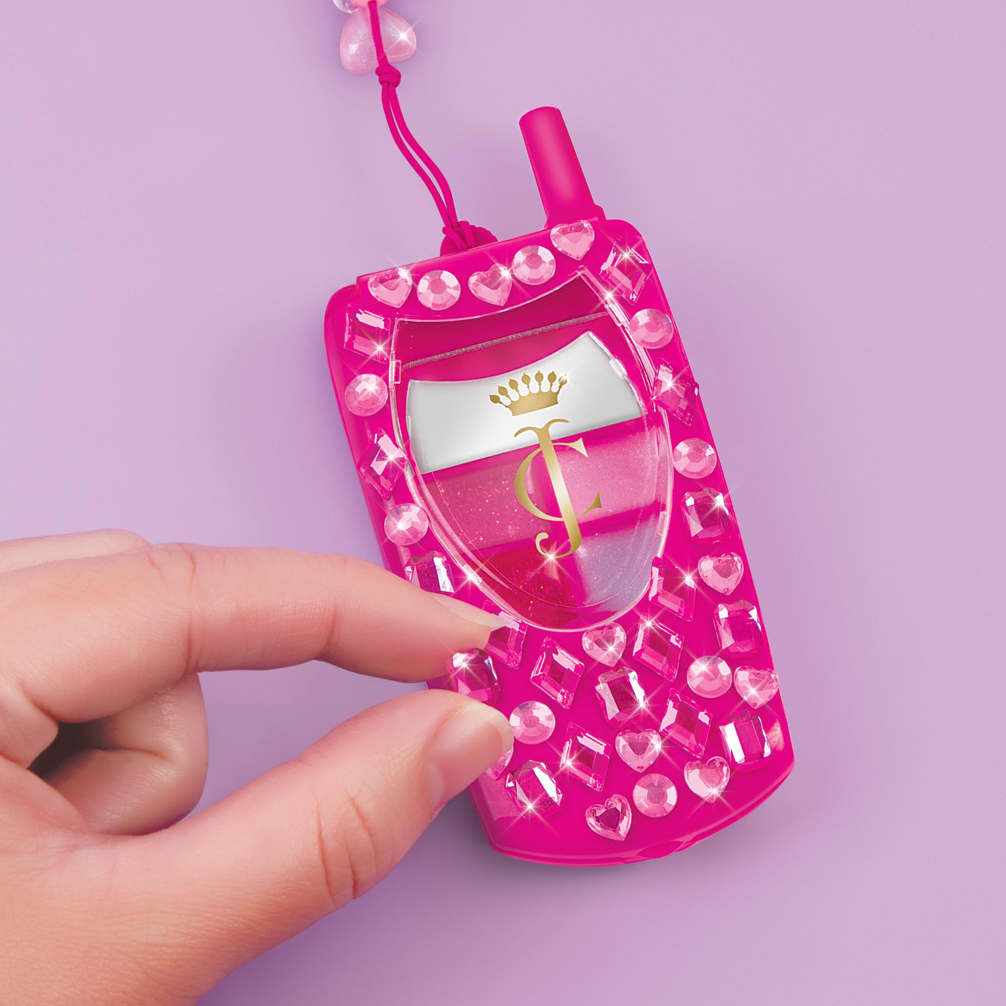Foto 5 | Set De Brillos De Labios Make It Real Juicy Couture Con Teléfono Plegable Y Cordón De Bricolaje - Venta Internacional.
