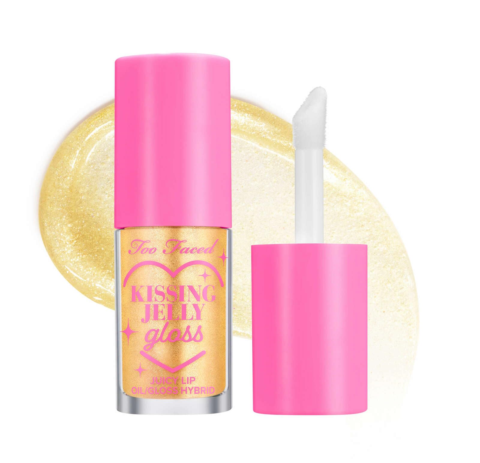 Foto 2 pulgar | Brillo De Labios Too Face Kissing Jelly Sunflower & Jojoba - Venta Internacional.