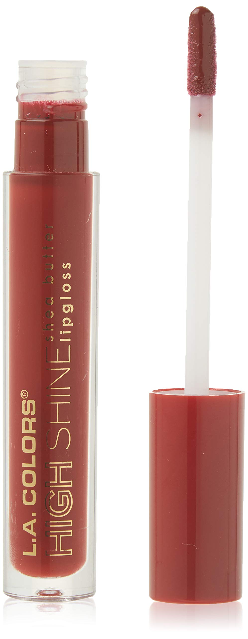 Brillo De Labios L.a. Colors High Shine Shea Butter Scarlett, 4 Ml - Venta Internacional.