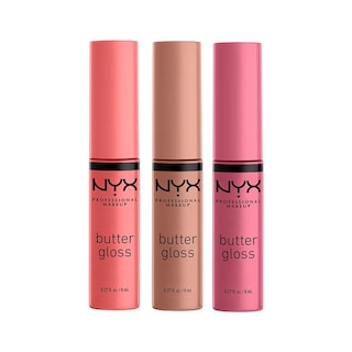 Foto 1 | Brillo De Labios Nyx Professional Makeup Butter Brillo, Paquete De 3 - Venta Internacional.