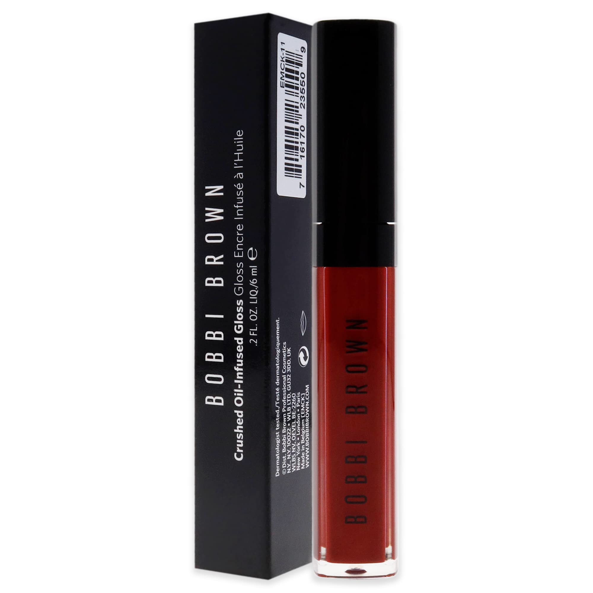 Foto 6 pulgar | Brillo De Labios Bobbi Brown, Con Infusión De Aceite Triturado, Color Roca Y Rojo, 6 Ml - Venta Internacional.