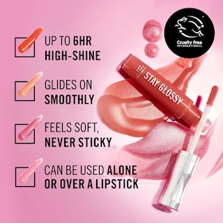 Foto 5 | Brillo De Labios Rimmel Stay Glossy 185 Grapevine Groove 5 Ml - Venta Internacional.