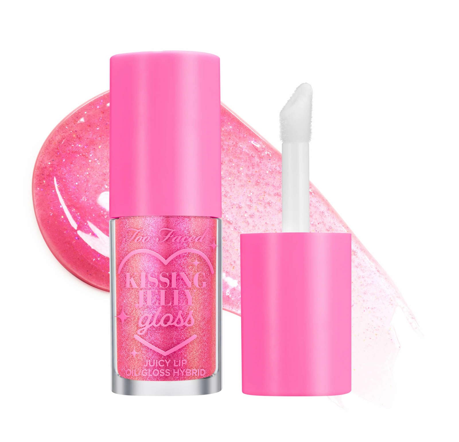 Foto 2 pulgar | Brillo De Labios Too Face Kissing Jelly Sunflower & Jojoba - Venta Internacional.