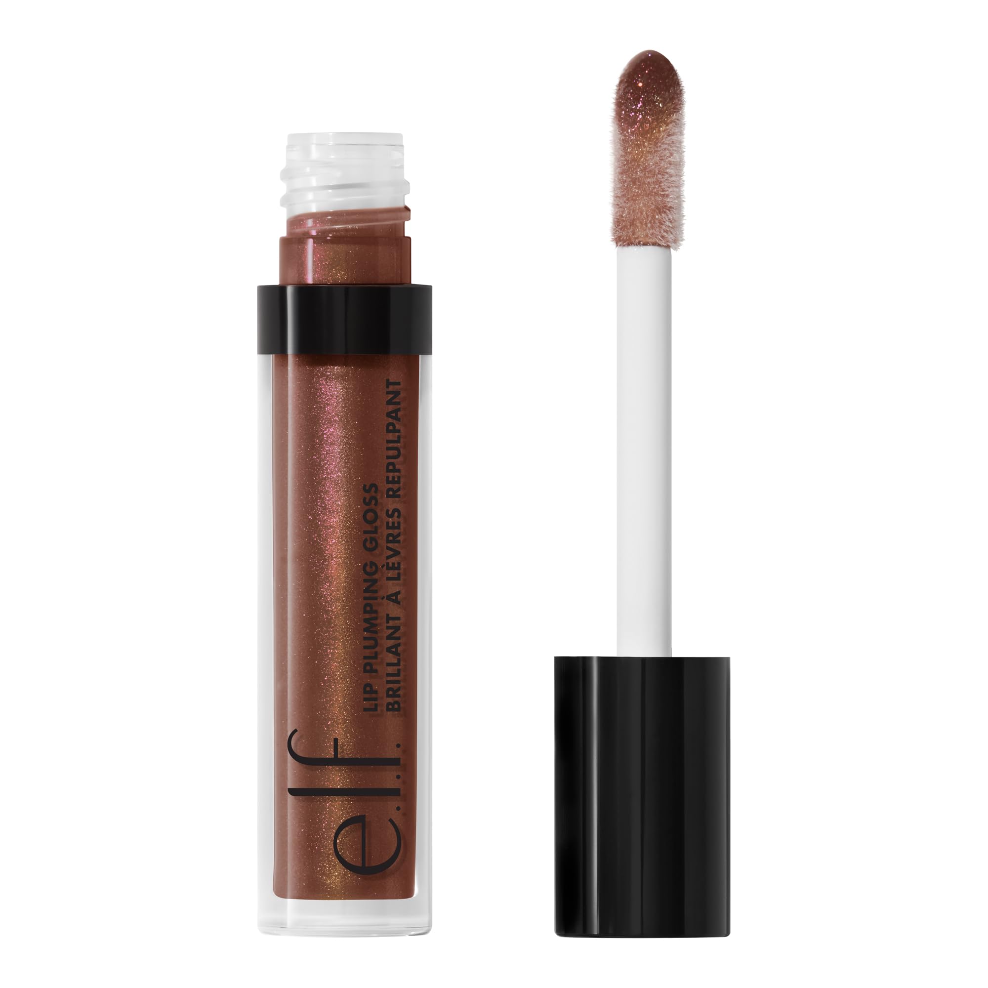 Brillo Rellenador De Labios E.l.f. Chocolate Glaze, 2,6 Ml, Vegano Y Libre De Crueldad Animal - Venta Internacional.