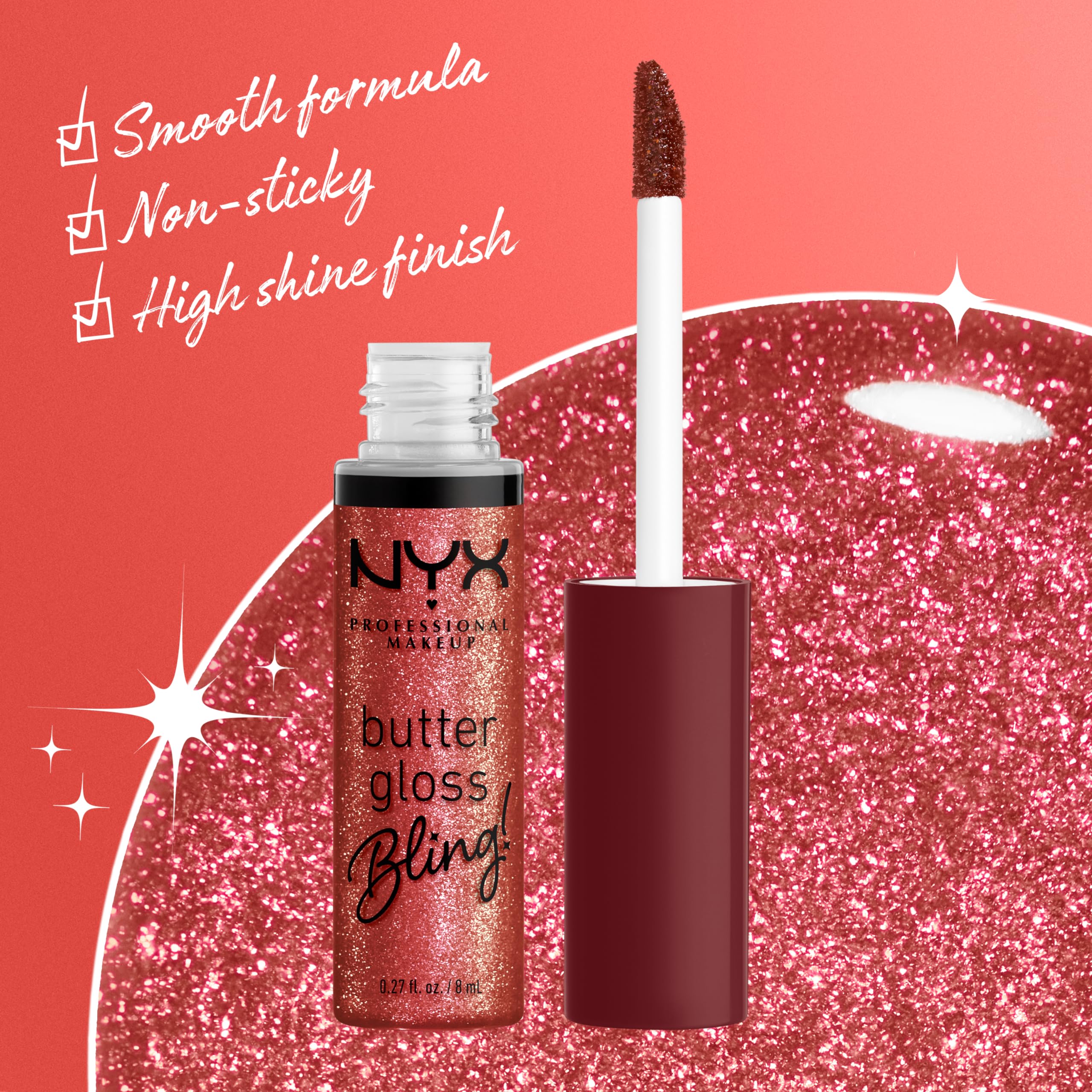 Foto 5 pulgar | Brillo De Labios Nyx Professional Makeup Gloss Bling Big Spender - Venta Internacional.