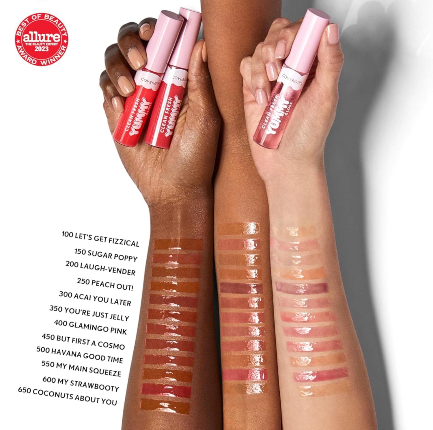 Foto 4 | Brillo De Labios Covergirl Clean Fresh Yummy Gloss Sheer Vegan Sugar Poppy - Venta Internacional.