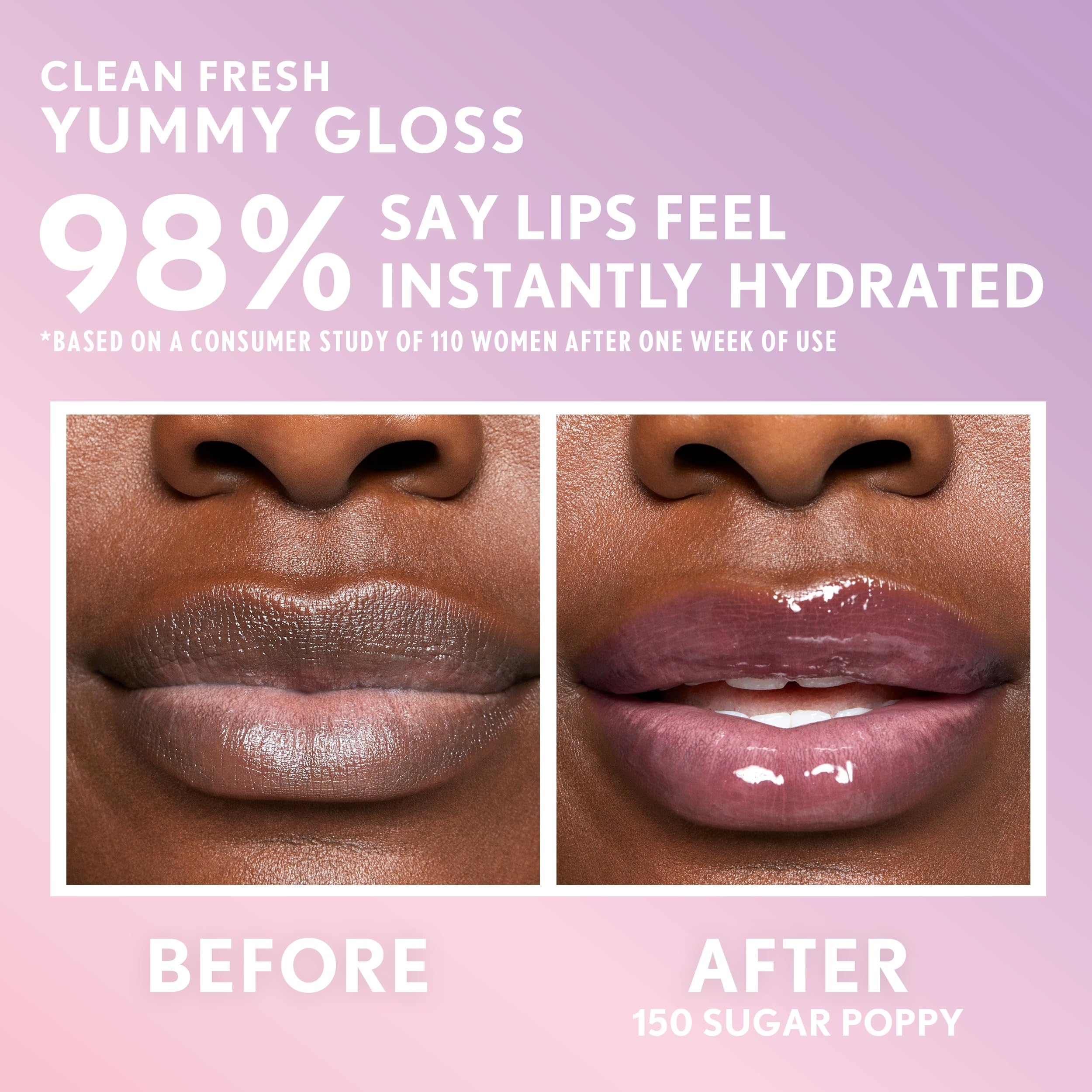 Foto 5 | Brillo De Labios Covergirl Clean Fresh Yummy Gloss Sheer Vegan Sugar Poppy - Venta Internacional.