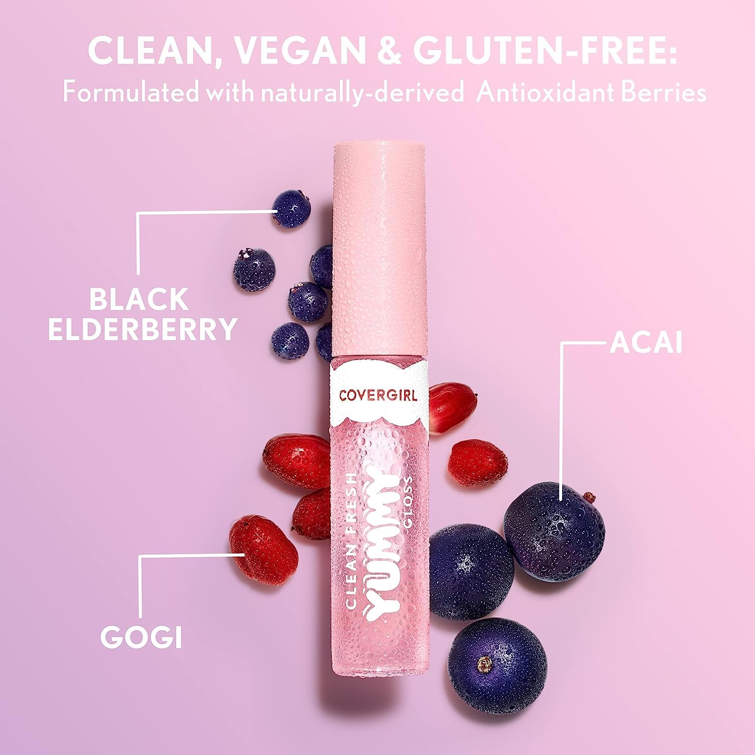 Foto 7 pulgar | Brillo De Labios Covergirl Clean Fresh Yummy Gloss Sheer Vegan Sugar Poppy - Venta Internacional.