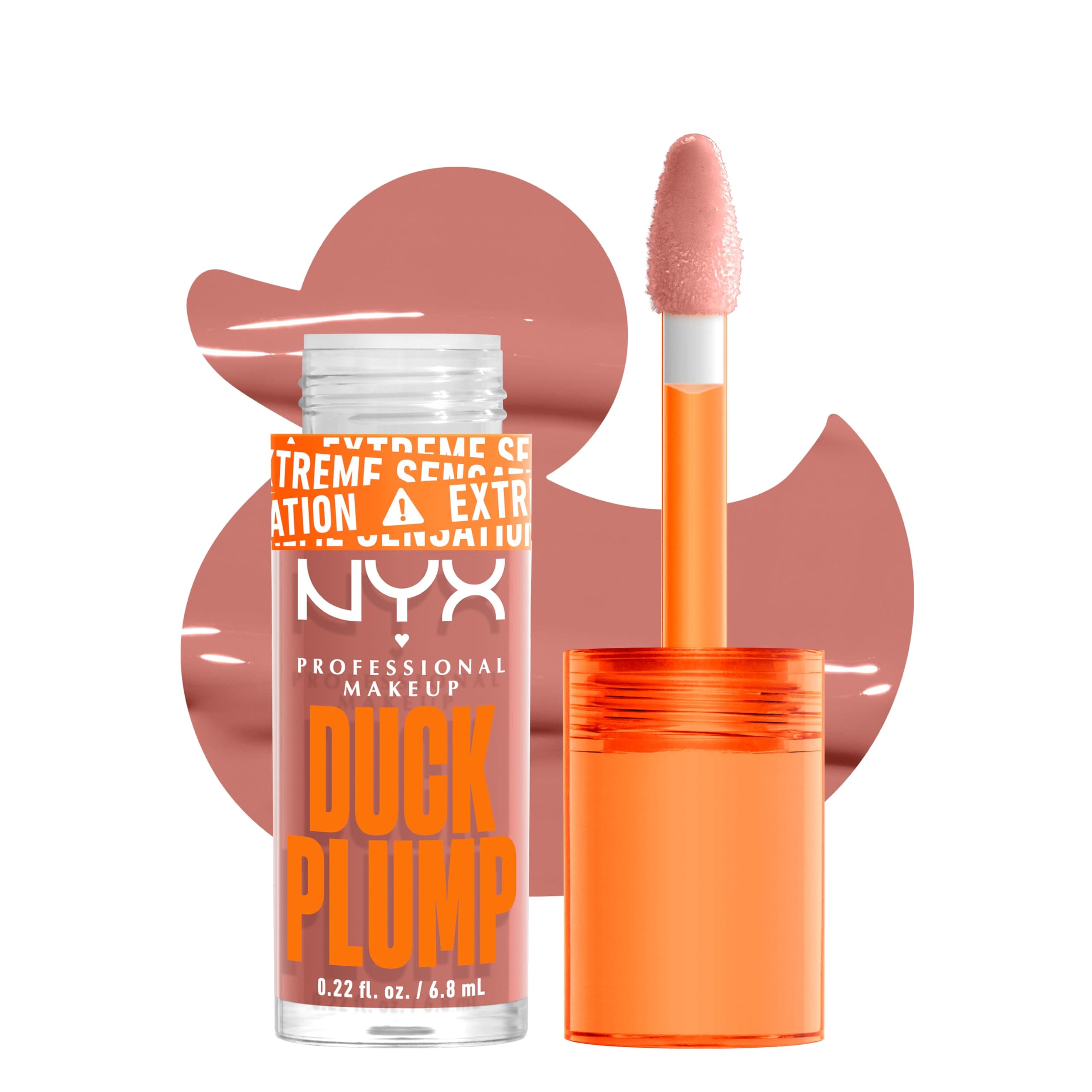 Brillo De Labios Nyx Professional Makeup Duck Plump Bangin Bare - Venta Internacional. $528