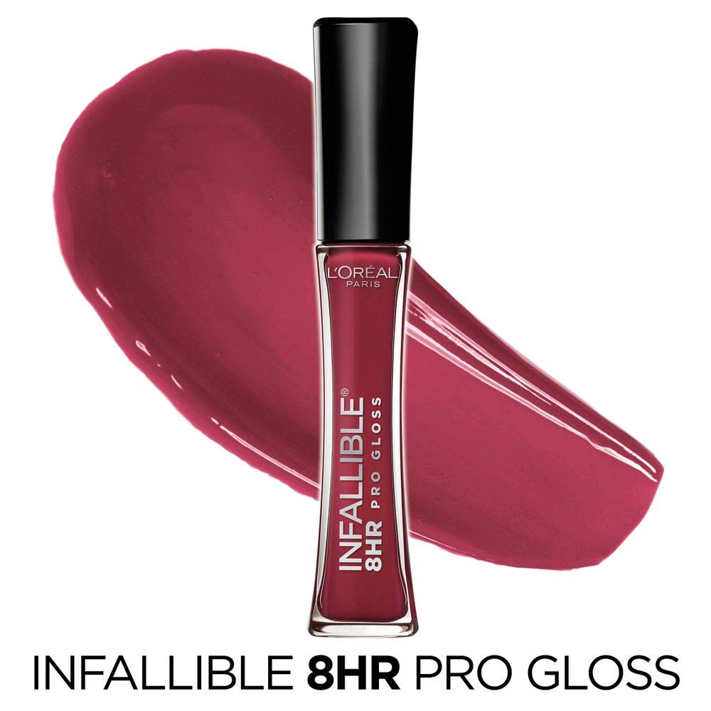 Foto 3 pulgar | Brillo De Labios L'oréal Paris Infallible, 8 Horas, Hidratante Y Reluciente Baya, 6 Ml - Venta Internacional.