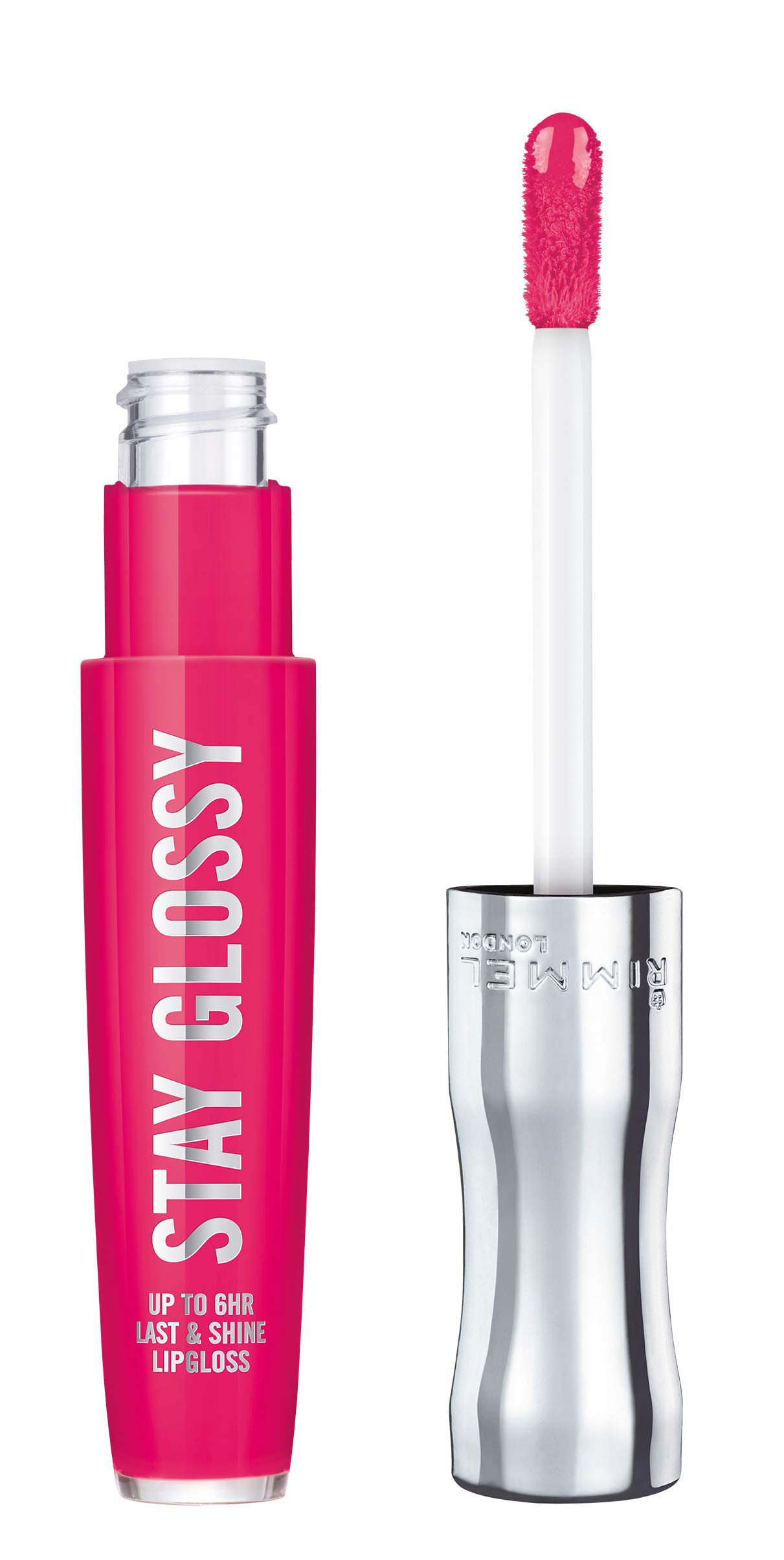 Foto 2 pulgar | Brillo De Labios Rimmel Stay Glossy 360 The Future Is Pink, 5 Ml - Venta Internacional.