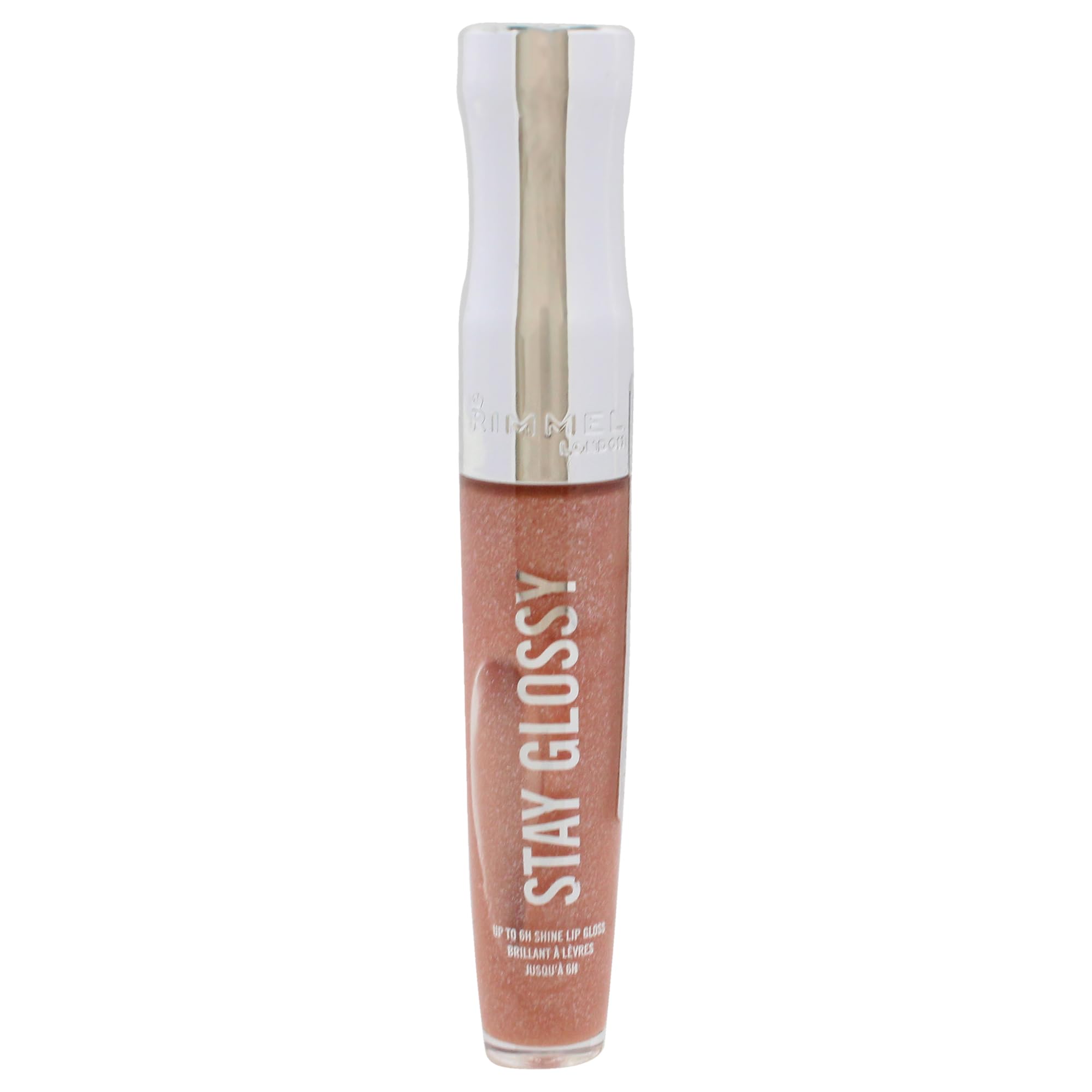 Foto 2 pulgar | Brillo De Labios Rimmel Stay Glossy 710 Honey, Miel 5.3 Ml - Venta Internacional.