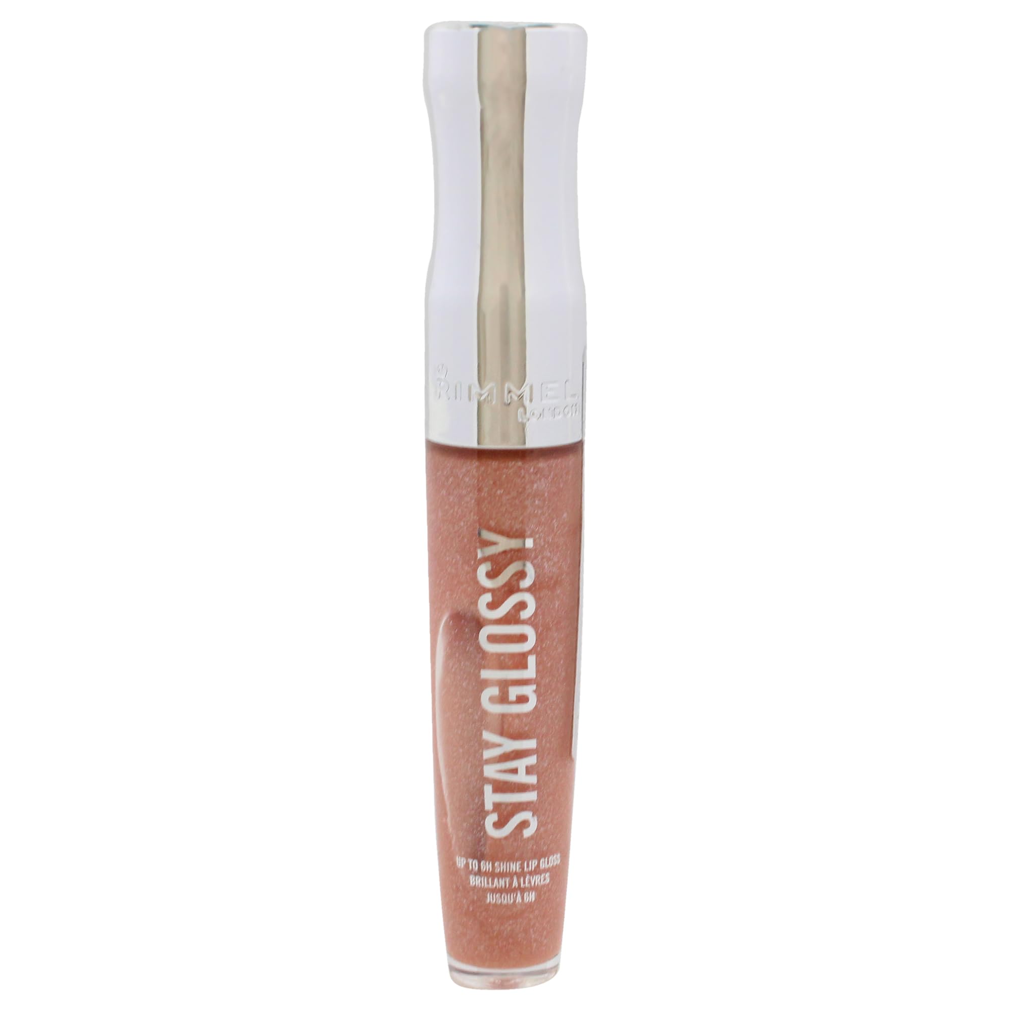 Brillo De Labios Rimmel Stay Glossy 710 Honey, Miel 5.3 Ml - Venta Internacional.