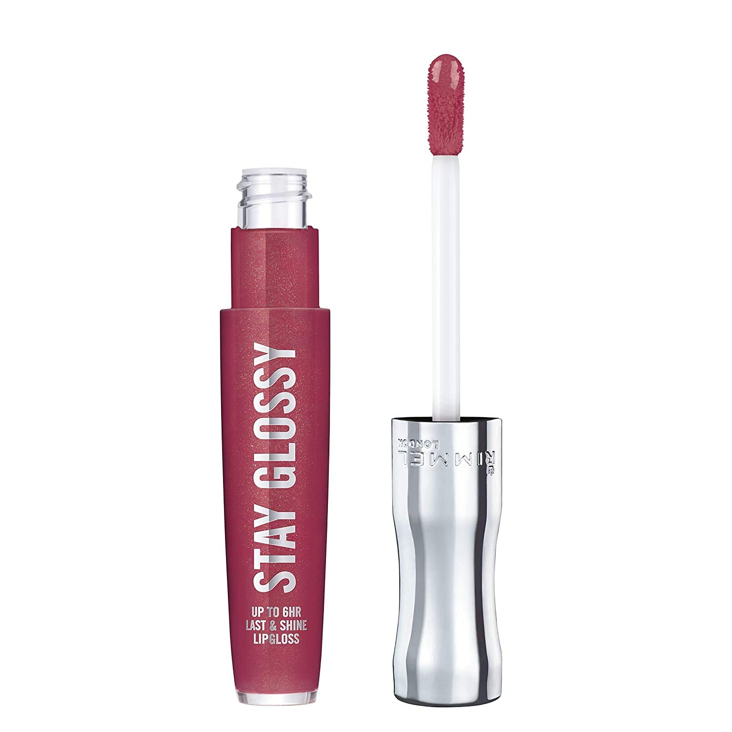 Foto 2 pulgar | Brillo De Labios Rimmel Stay Glossy 6 Hour Captivate Me 5.3 Ml (x2) - Venta Internacional.