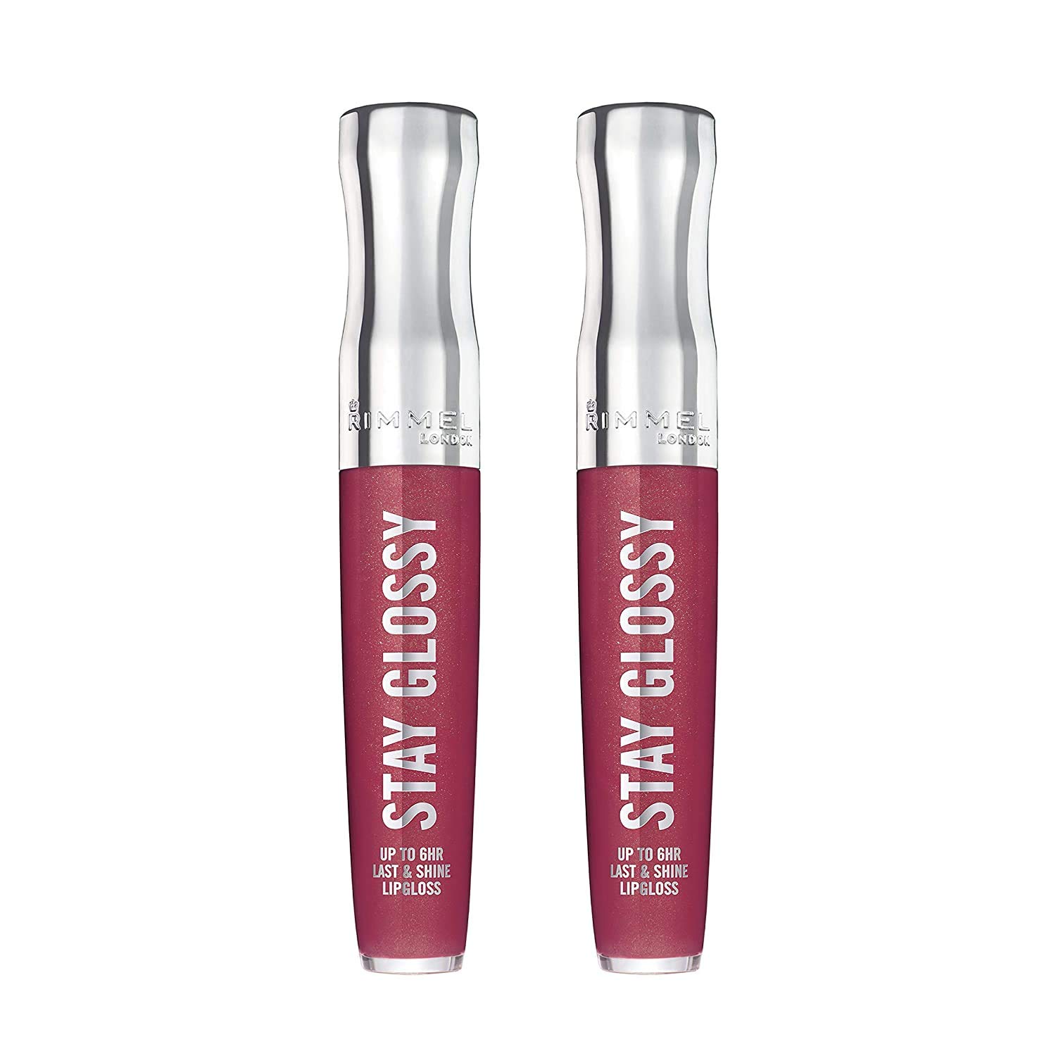 Foto 3 pulgar | Brillo De Labios Rimmel Stay Glossy 6 Hour Captivate Me 5.3 Ml (x2) - Venta Internacional.