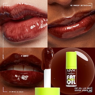 Foto 3 | Brillo De Labios Nyx Professional Makeup, Aceite Graso Para Labios, Rico En Chocolate - Venta Internacional.