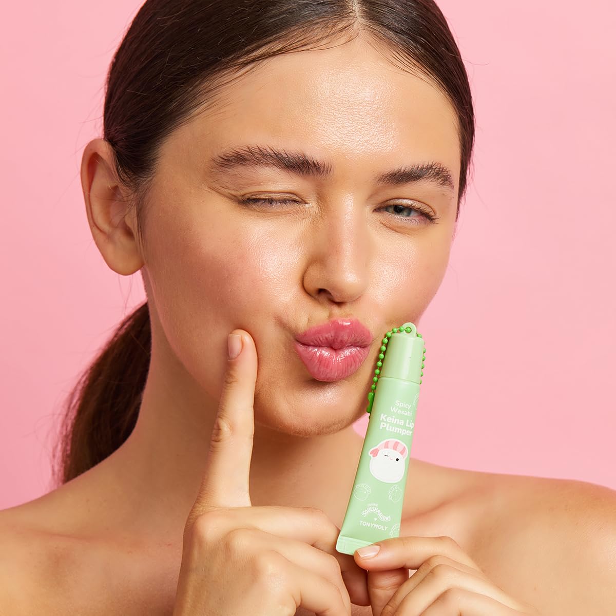 Foto 6 pulgar | Llavero Lip Plumper Tonymoly X Squishmallows Keina, 11 Ml - Venta Internacional.