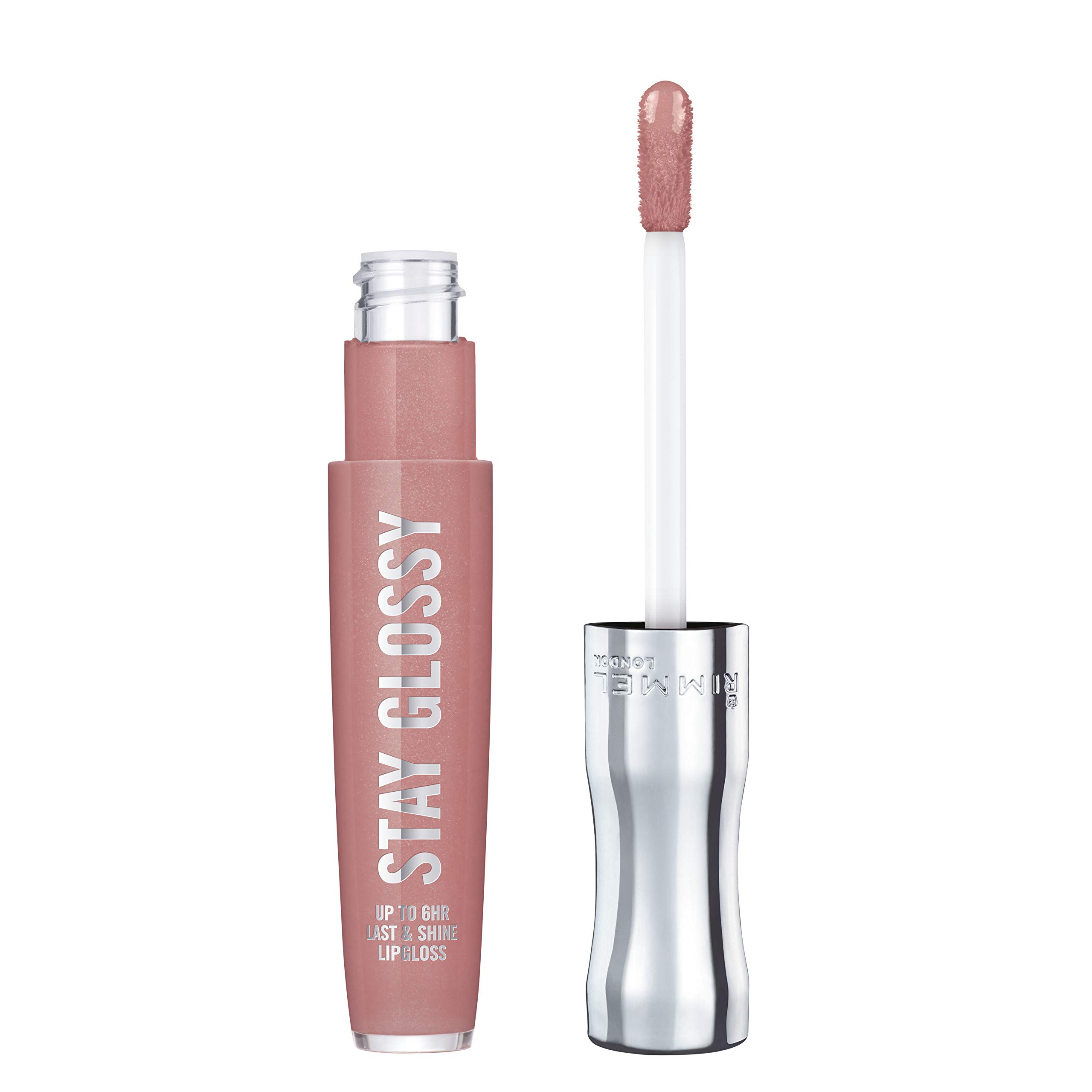 Foto 3 pulgar | Brillo De Labios Rimmel Stay Glossy 6hr Blushing Belgraves 5,3 Ml X2 - Venta Internacional.