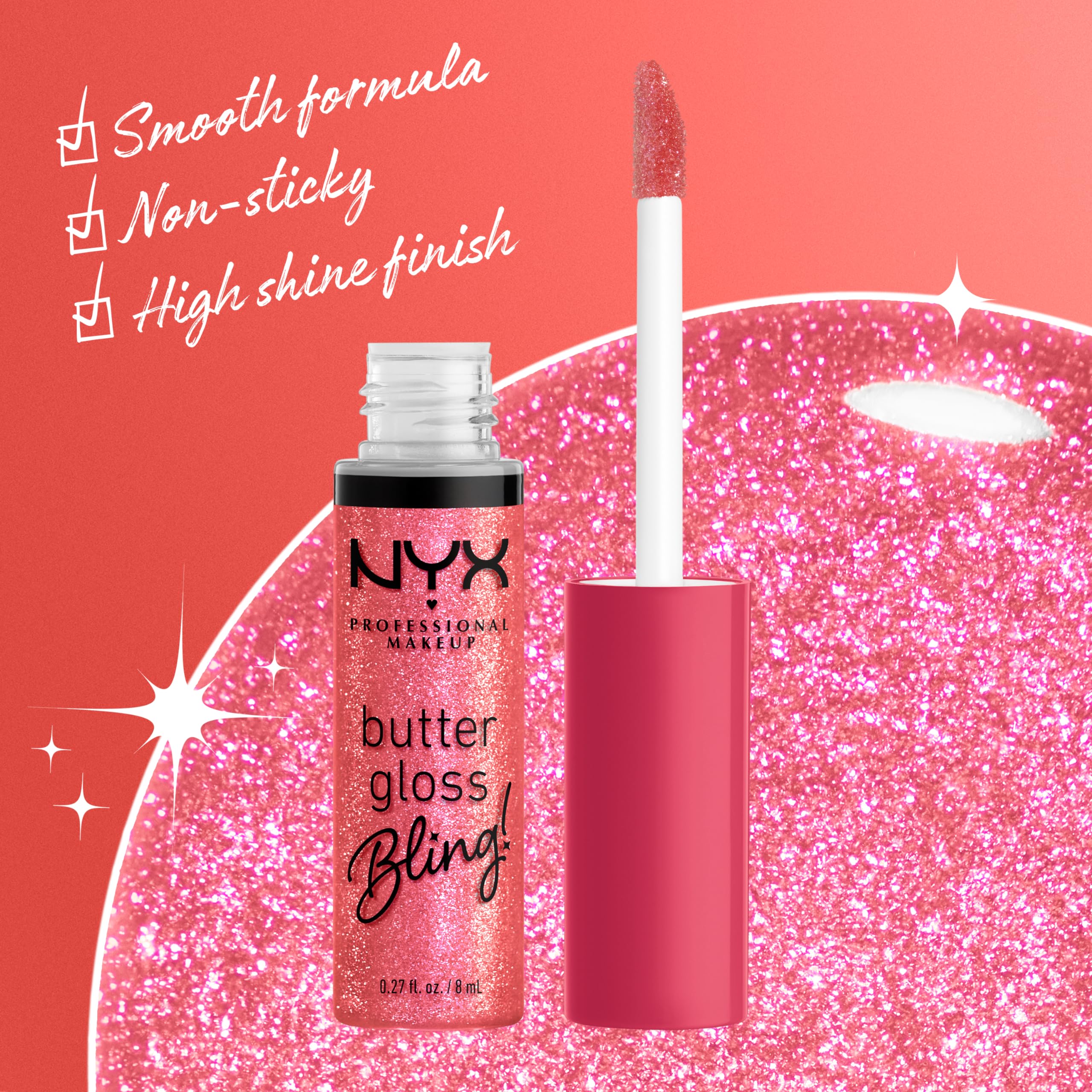 Foto 5 pulgar | Brillo De Labios Nyx Professional Makeup Gloss Bling She Got Money - Venta Internacional.