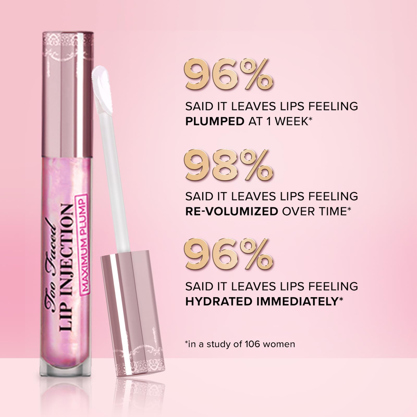 Foto 5 pulgar | Lip Plumper Gloss Too Face Lip Injection Maximum Plum - Venta Internacional.
