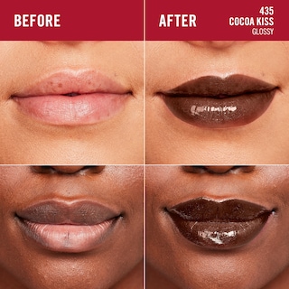 Foto 4 | Brillo De Labios Rimmel London Stay Glossy 435 Cocoa Kiss 5 Ml - Venta Internacional.
