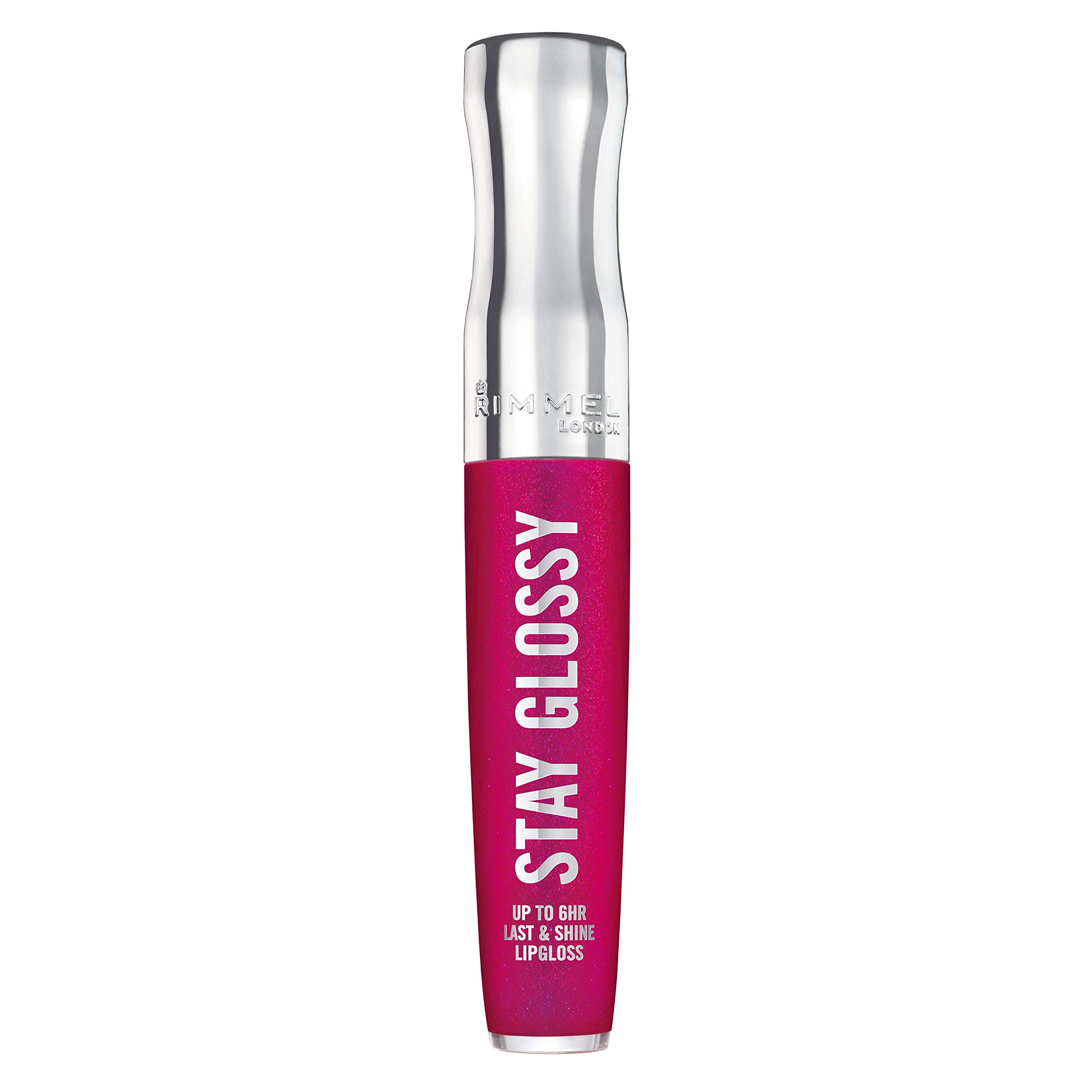 Foto 2 pulgar | Brillo De Labios Rimmel Stay Glossy 345 Pop Fizz Pink 5.3 Ml - Venta Internacional.