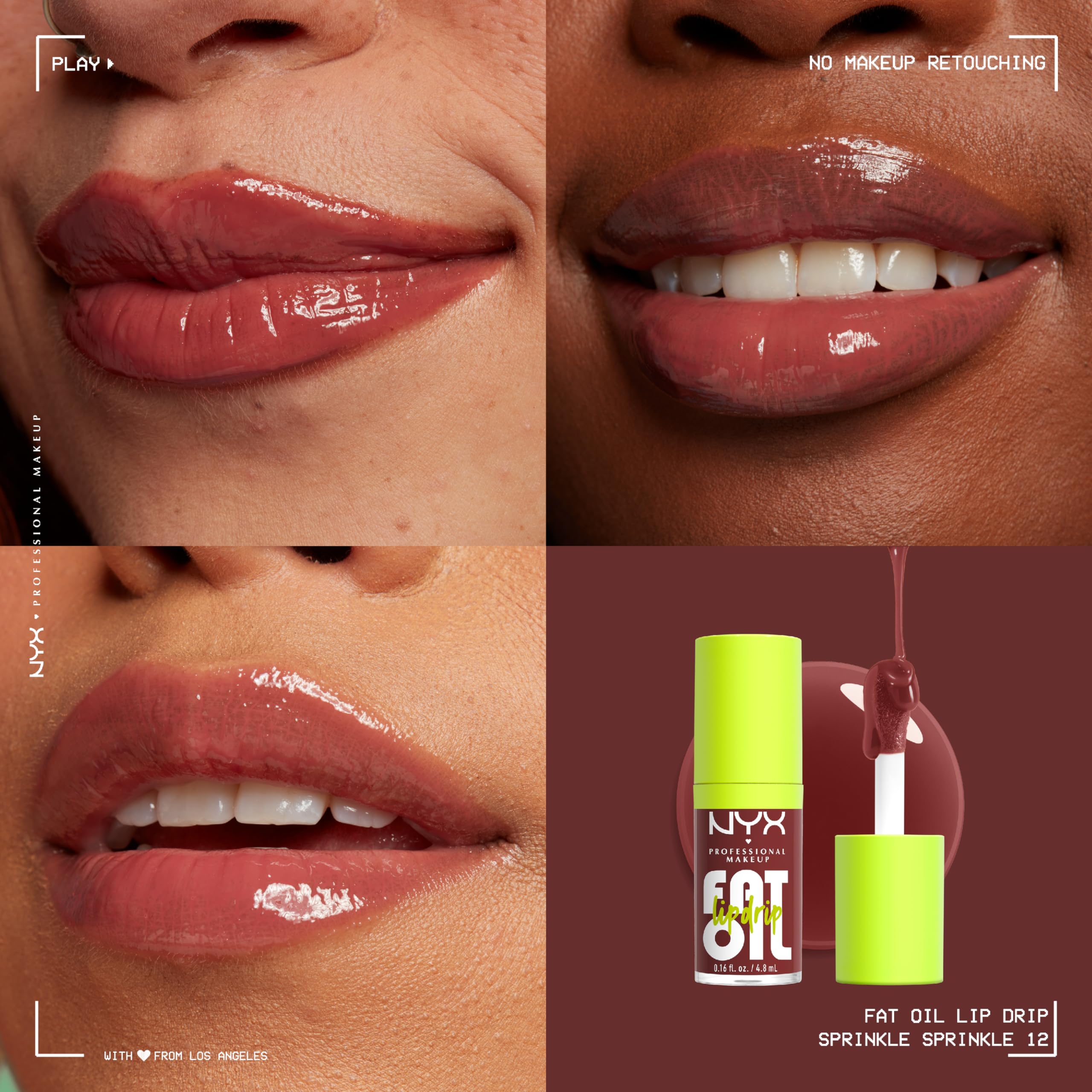 Foto 5 pulgar | Brillo De Labios Nyx Professional Makeup, Aceite Graso, Goteo Para Labios - Venta Internacional.