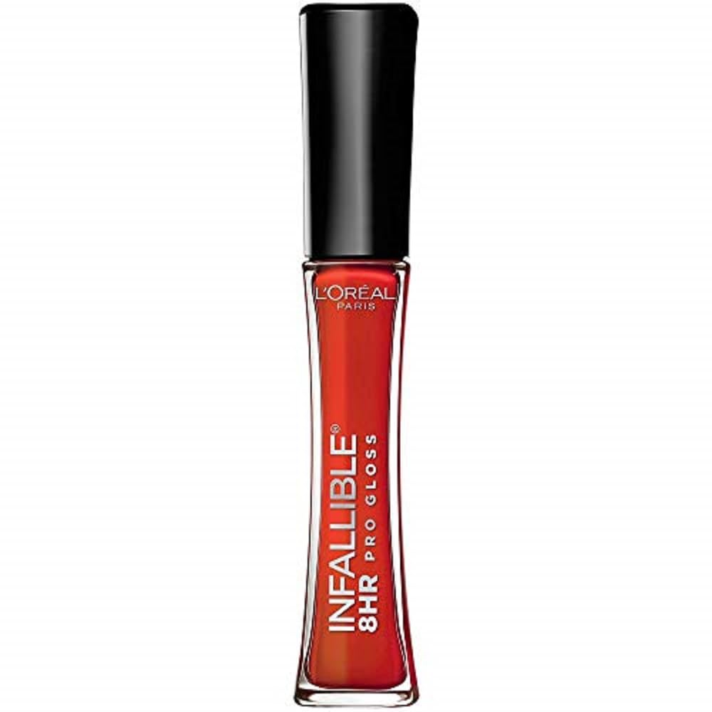 Brillo De Labios L'oréal Paris Infallible 8 Hour Hydrating Fiery, 6 Ml - Venta Internacional.