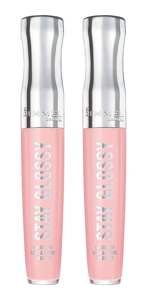 Foto 2 pulgar | Brillo De Labios Rimmel Stay Glossy 6hr Sundae Best, 5.3 Ml (paquete De 2) - Venta Internacional.