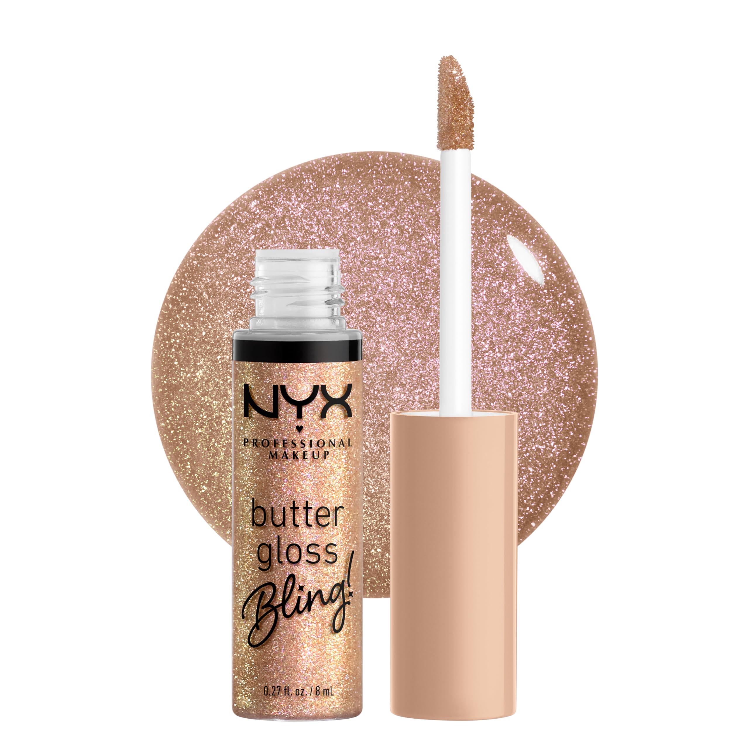 Foto 2 pulgar | Brillo De Labios Nyx Professional Makeup Butter Gloss Bling Vegan - Venta Internacional.