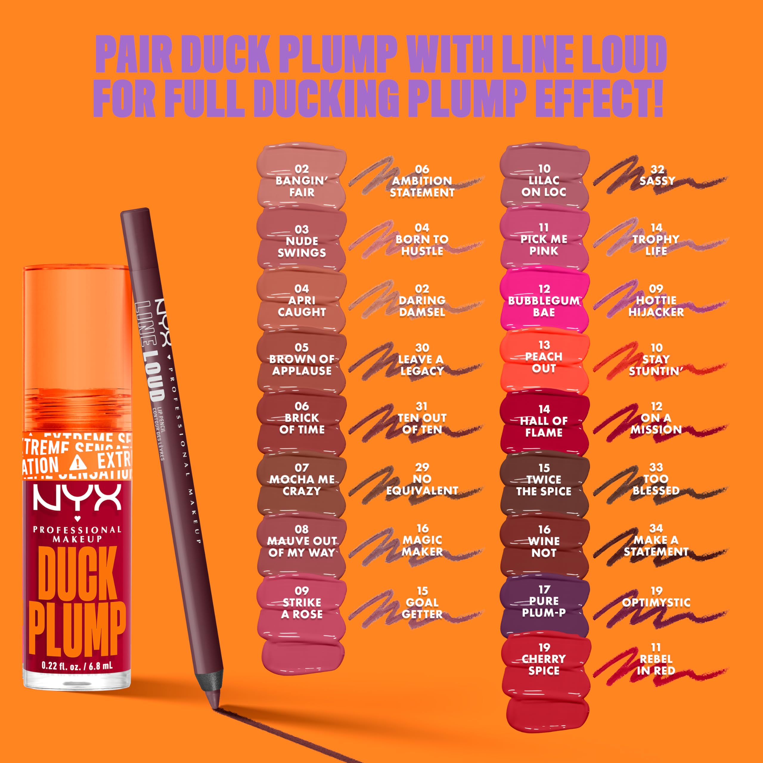Foto 7 pulgar | Brillo De Labios Nyx Professional Makeup Duck Hall Of Fame - Venta Internacional.