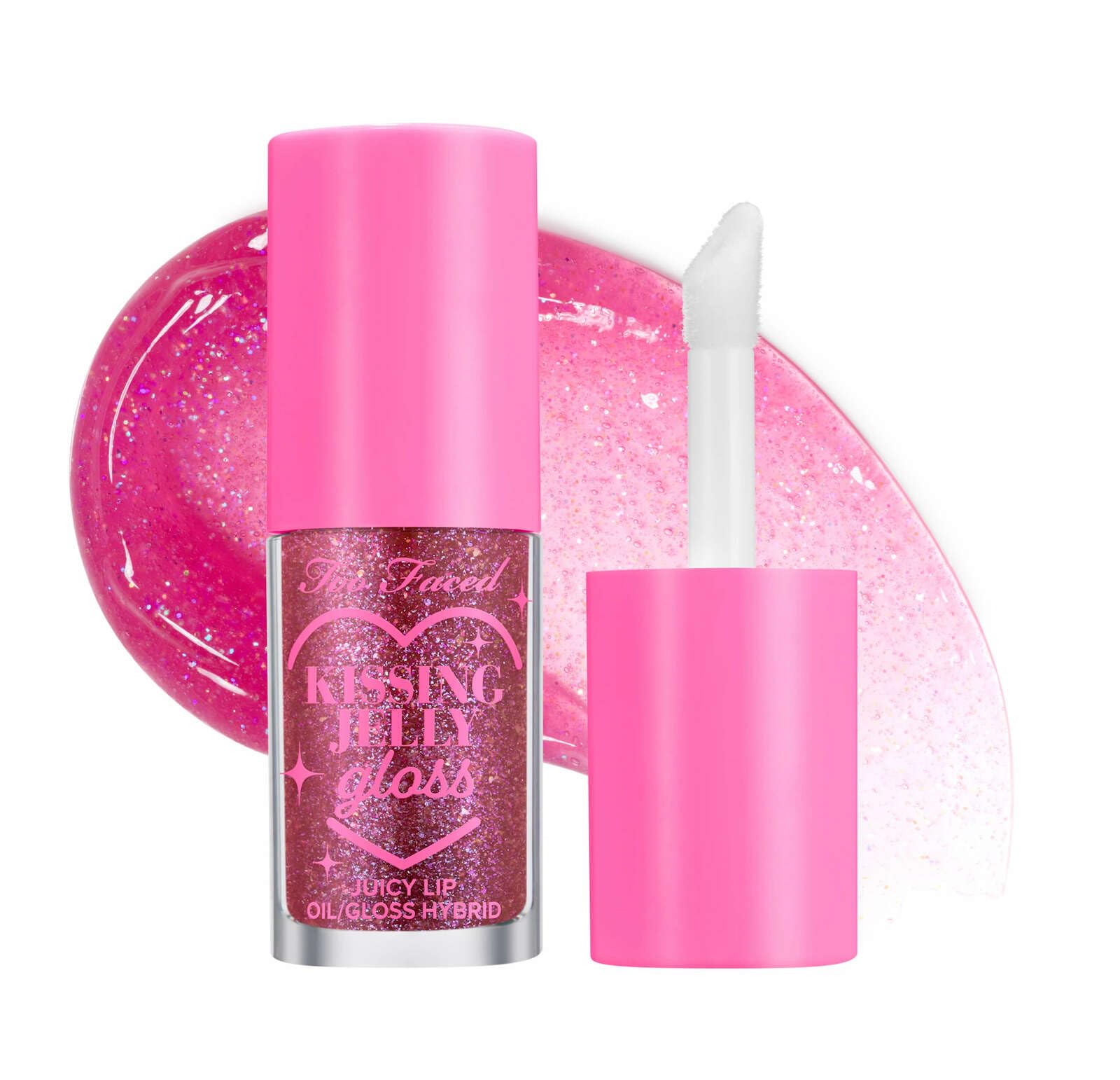 Foto 2 pulgar | Brillo De Labios Too Face Kissing Jelly Sunflower & Jojoba - Venta Internacional.