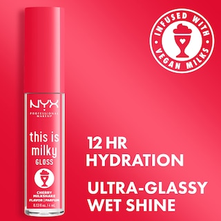 Foto 2 | Brillo De Labios Nyx Professional Makeup This Is Milky Gloss Cherry Milkshake - Venta Internacional.