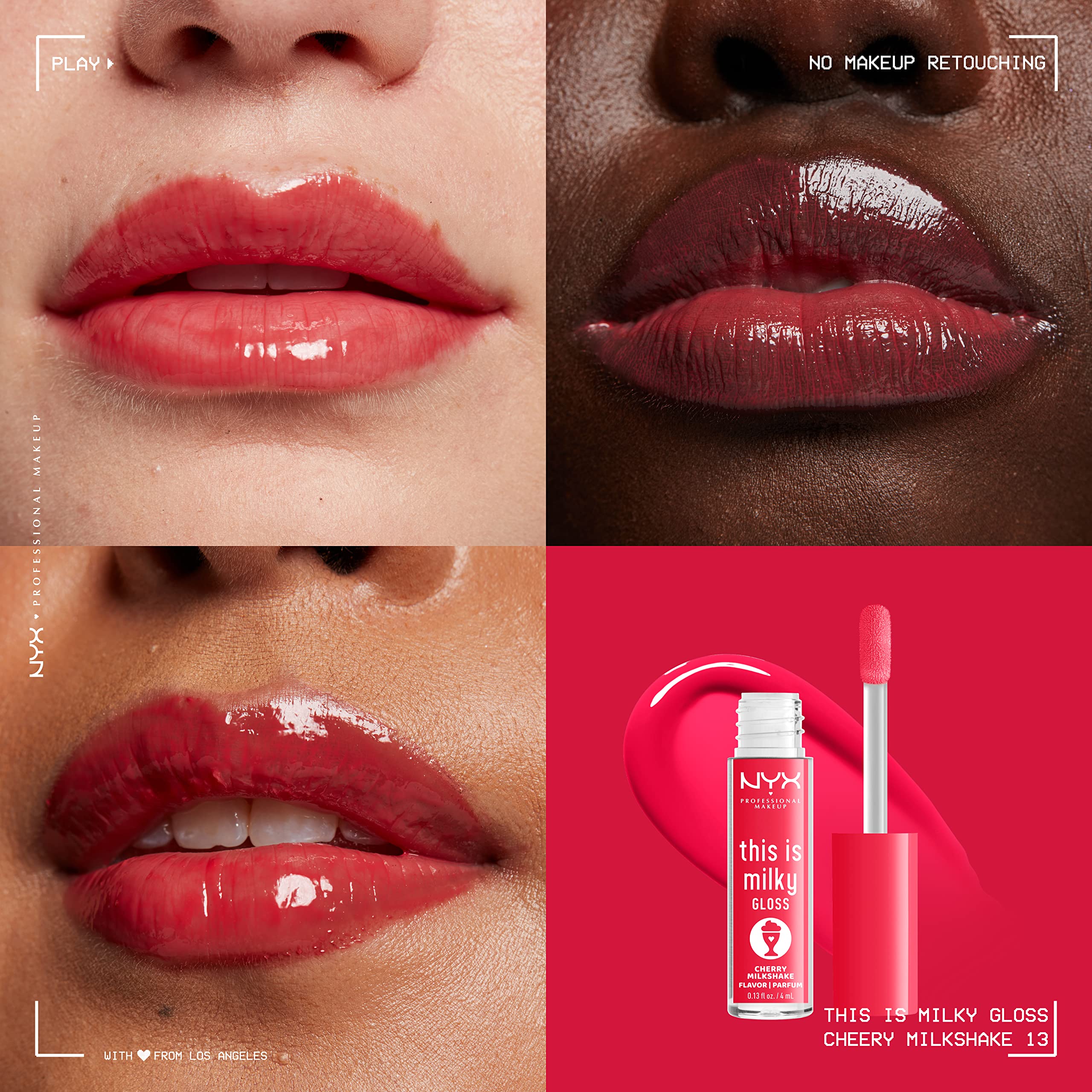 Foto 4 pulgar | Brillo De Labios Nyx Professional Makeup This Is Milky Gloss Cherry Milkshake - Venta Internacional.