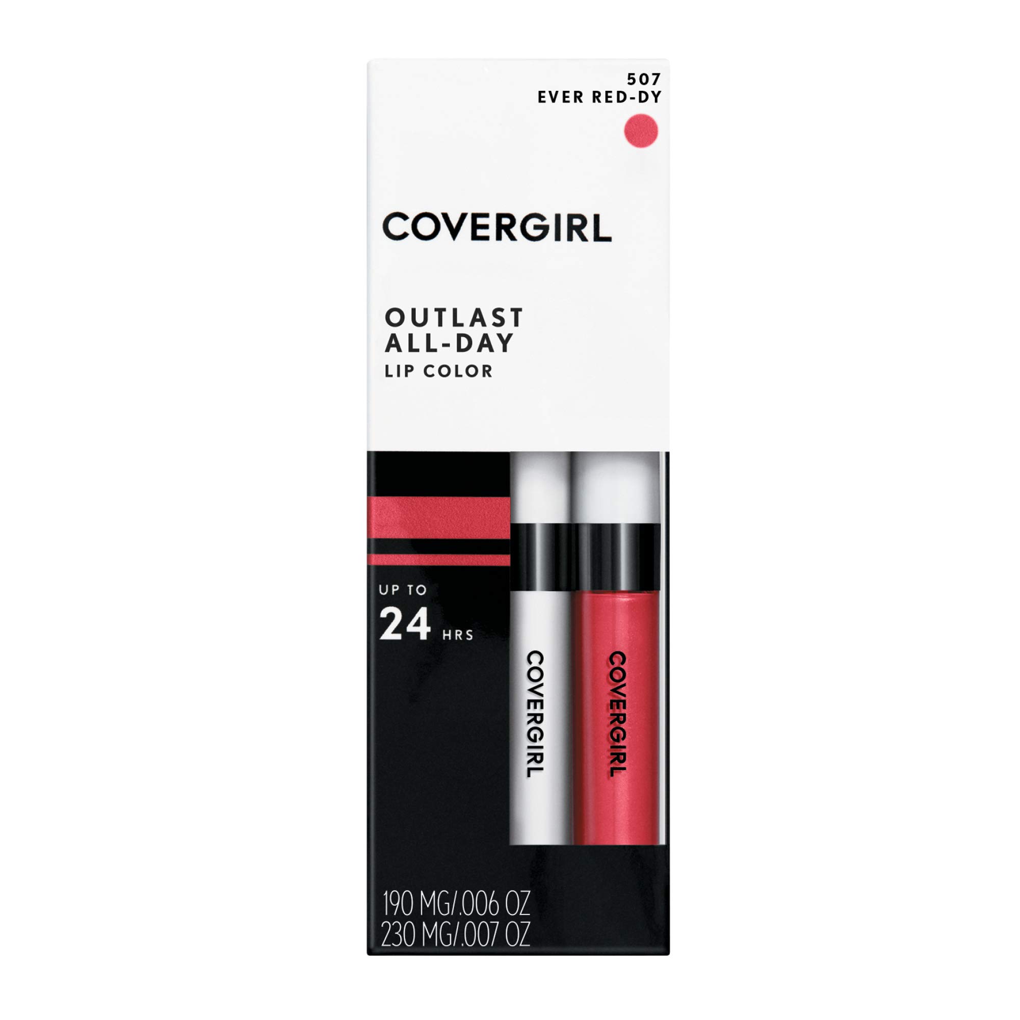 Foto 6 pulgar | Color De Labios Covergirl Outlast All-day Ever Red-dy, Paquete De 1 - Venta Internacional.