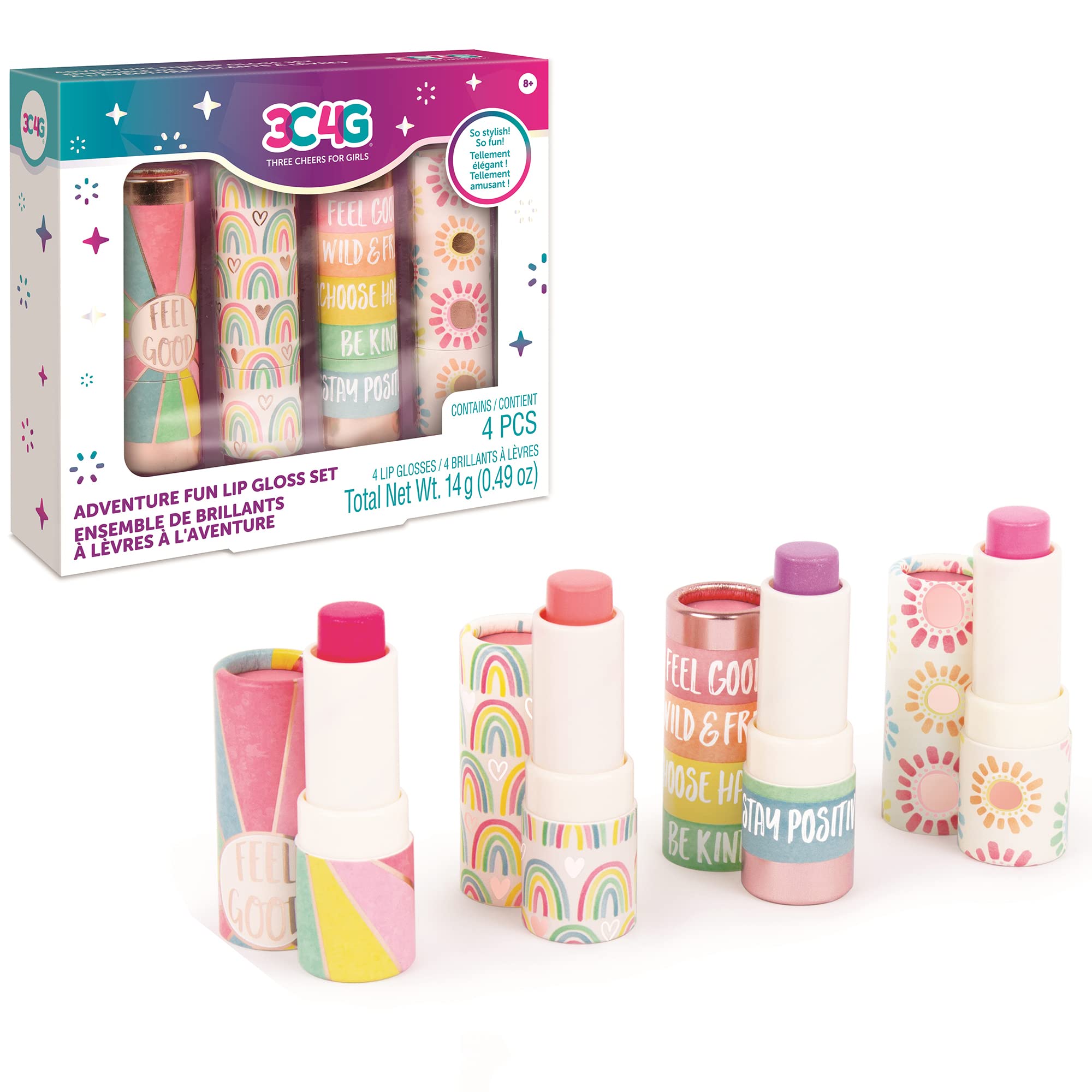 Foto 7 | Set De Brillo De Labios Make It Real 3c4g Adventure Fun, 4 Piezas - Venta Internacional.