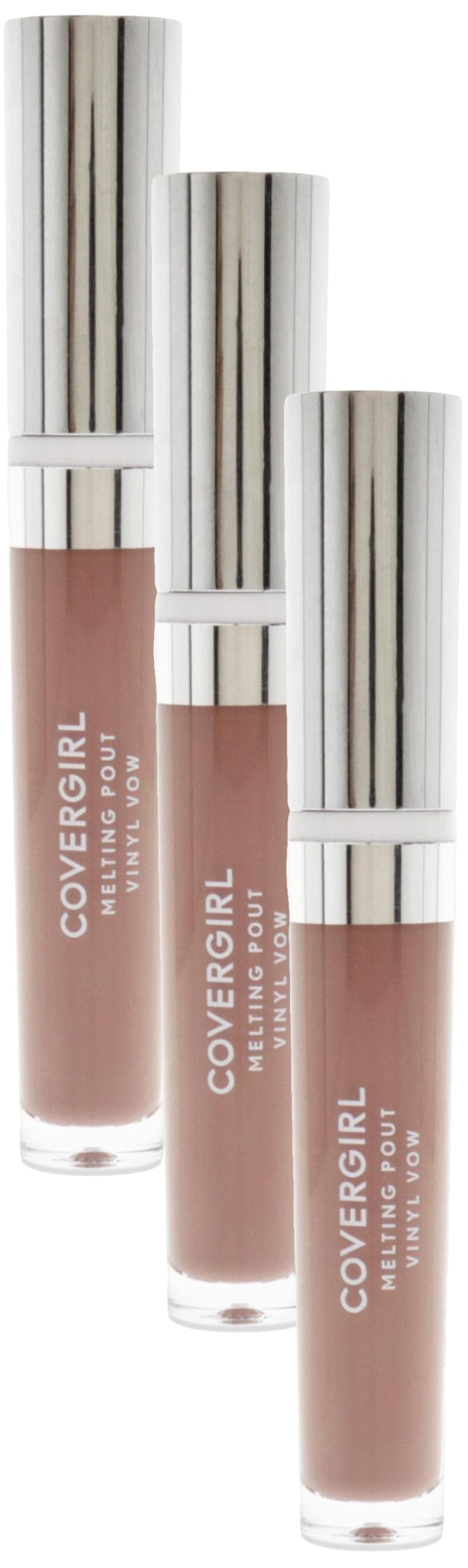 Foto 1 | Brillo De Labios Covergirl Melting Pout Vinyl Vow Toasted, Paquete De 3 - Venta Internacional.