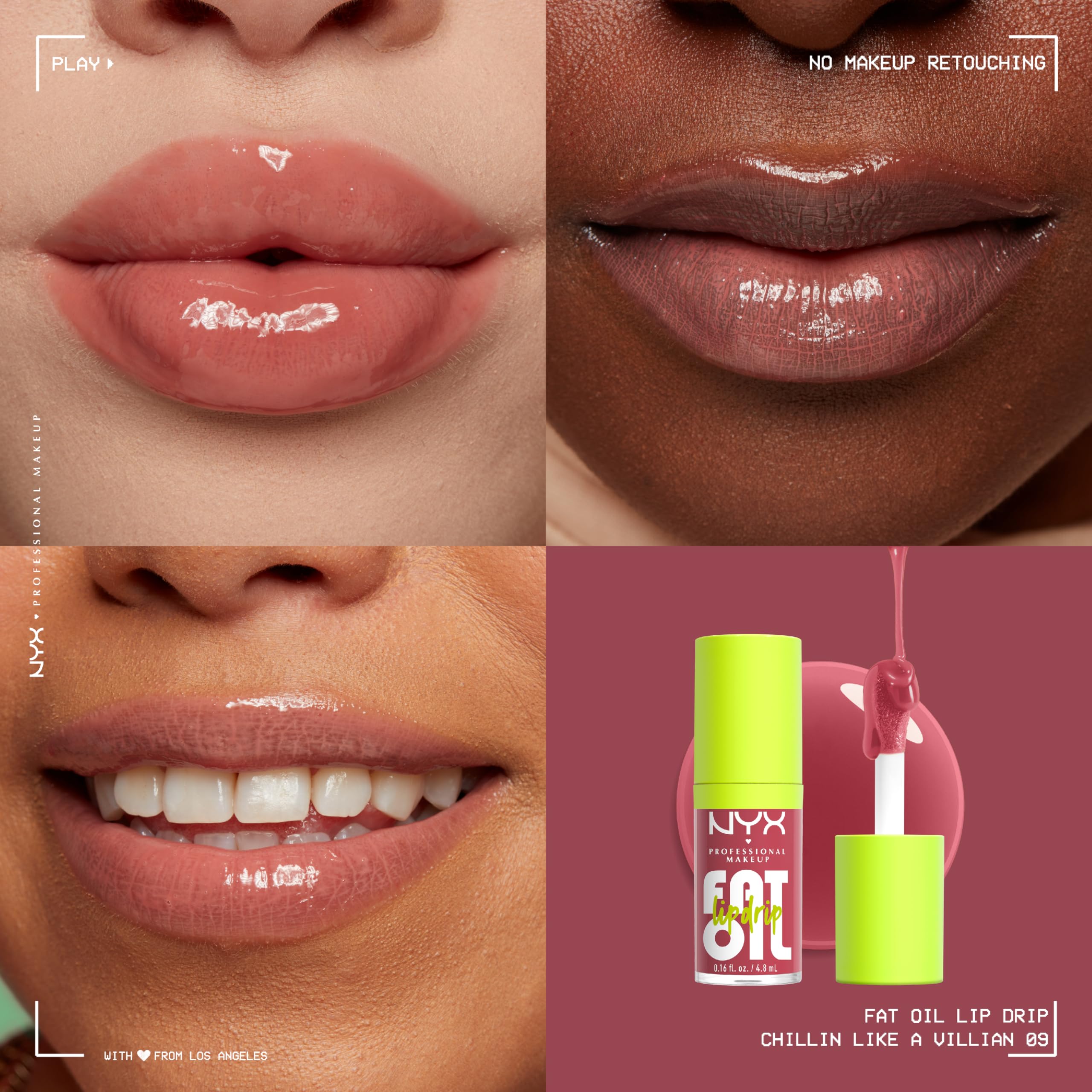Foto 5 pulgar | Brillo De Labios Nyx Professional Makeup Oil Lip Drip Chillin - Venta Internacional.